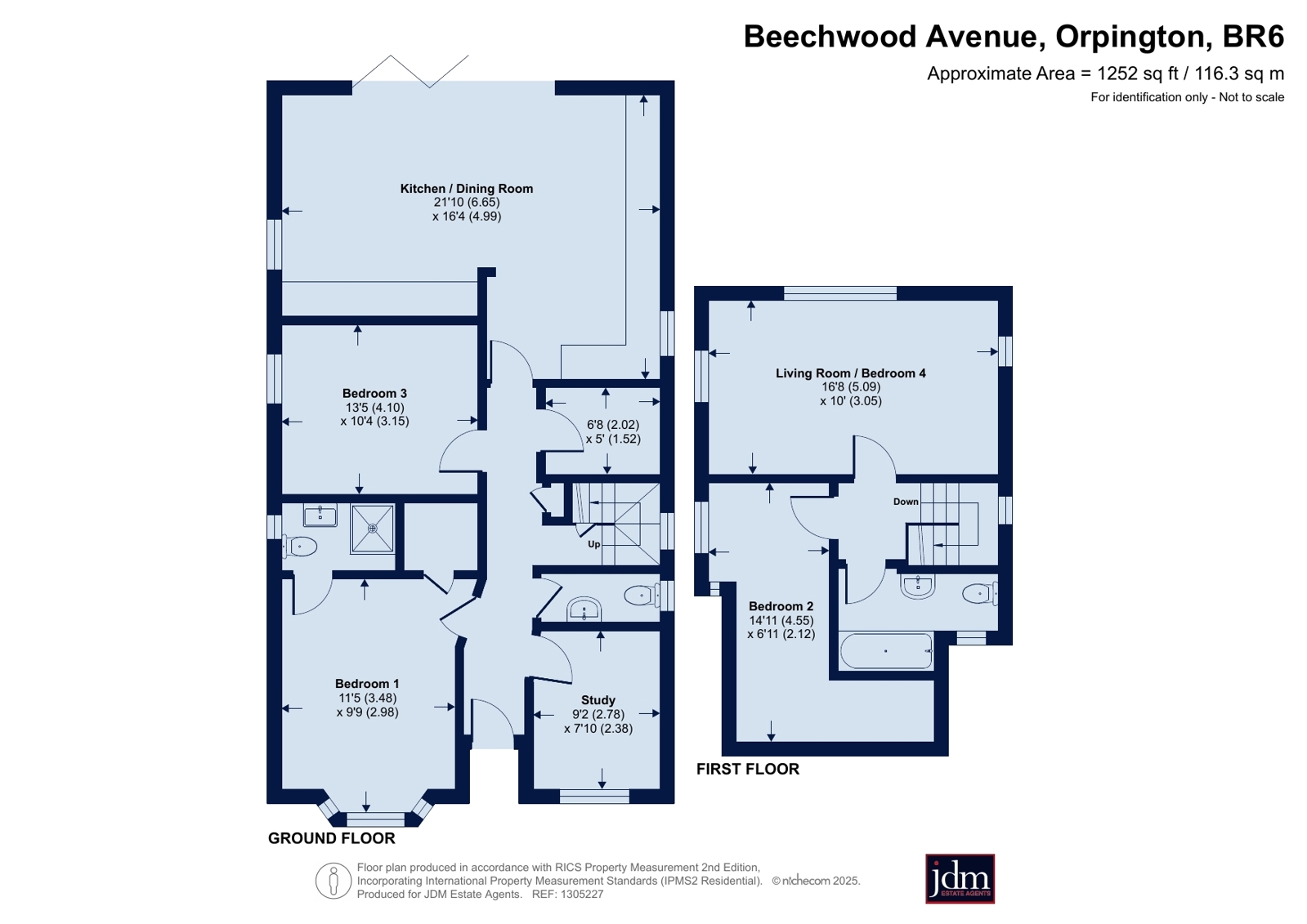 34, Beechwood Avenue, Orpington floorplan