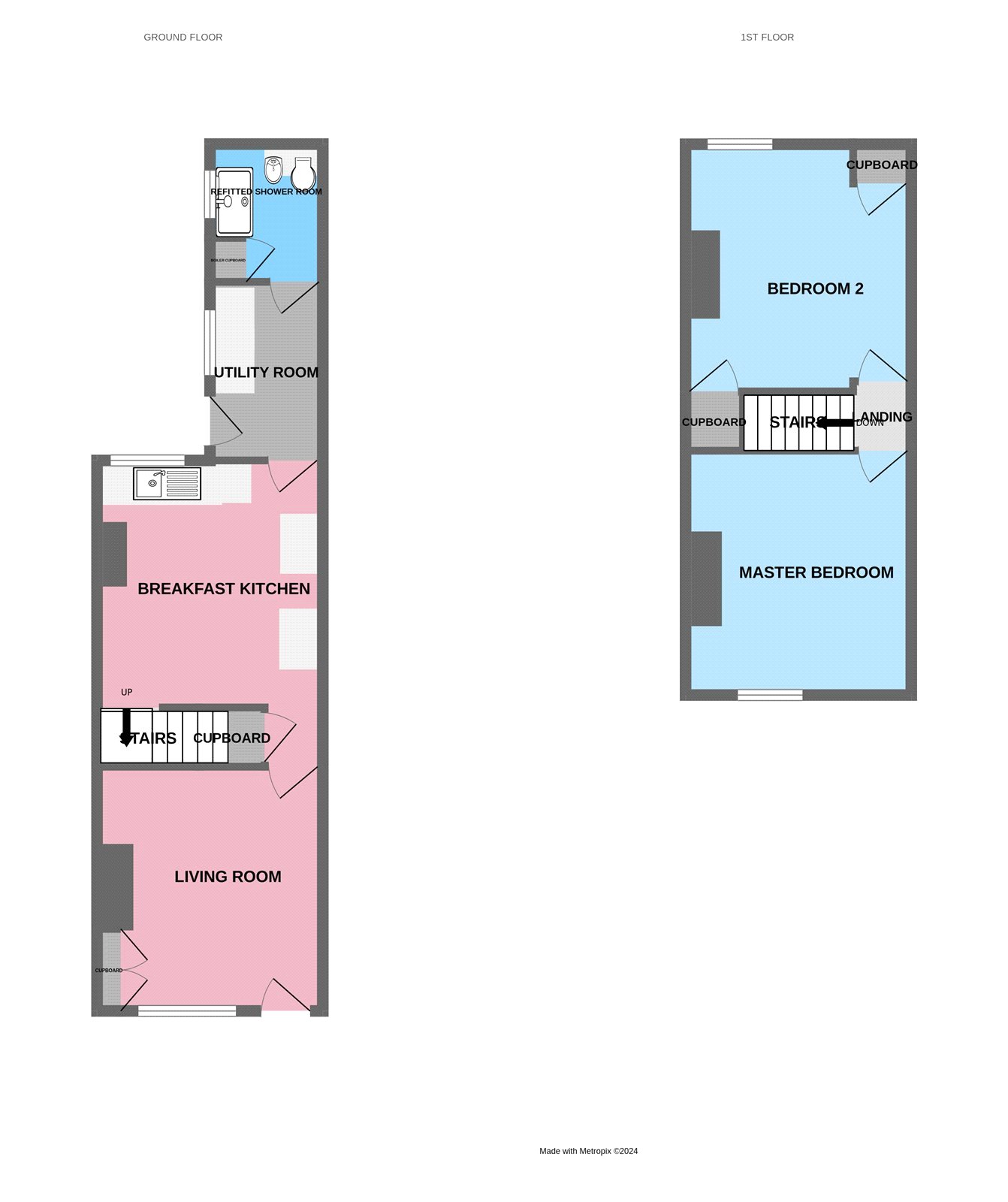 128, Merridale Street West, Wolverhampton floorplan