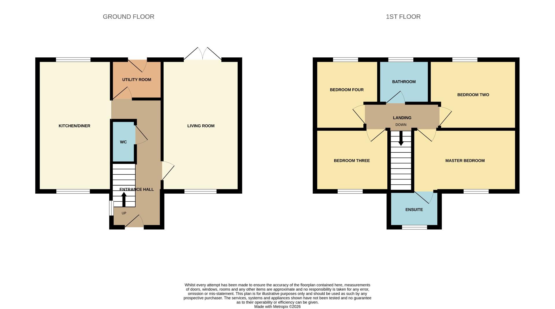 11, Porter Gardens, Bishop Auckland floorplan