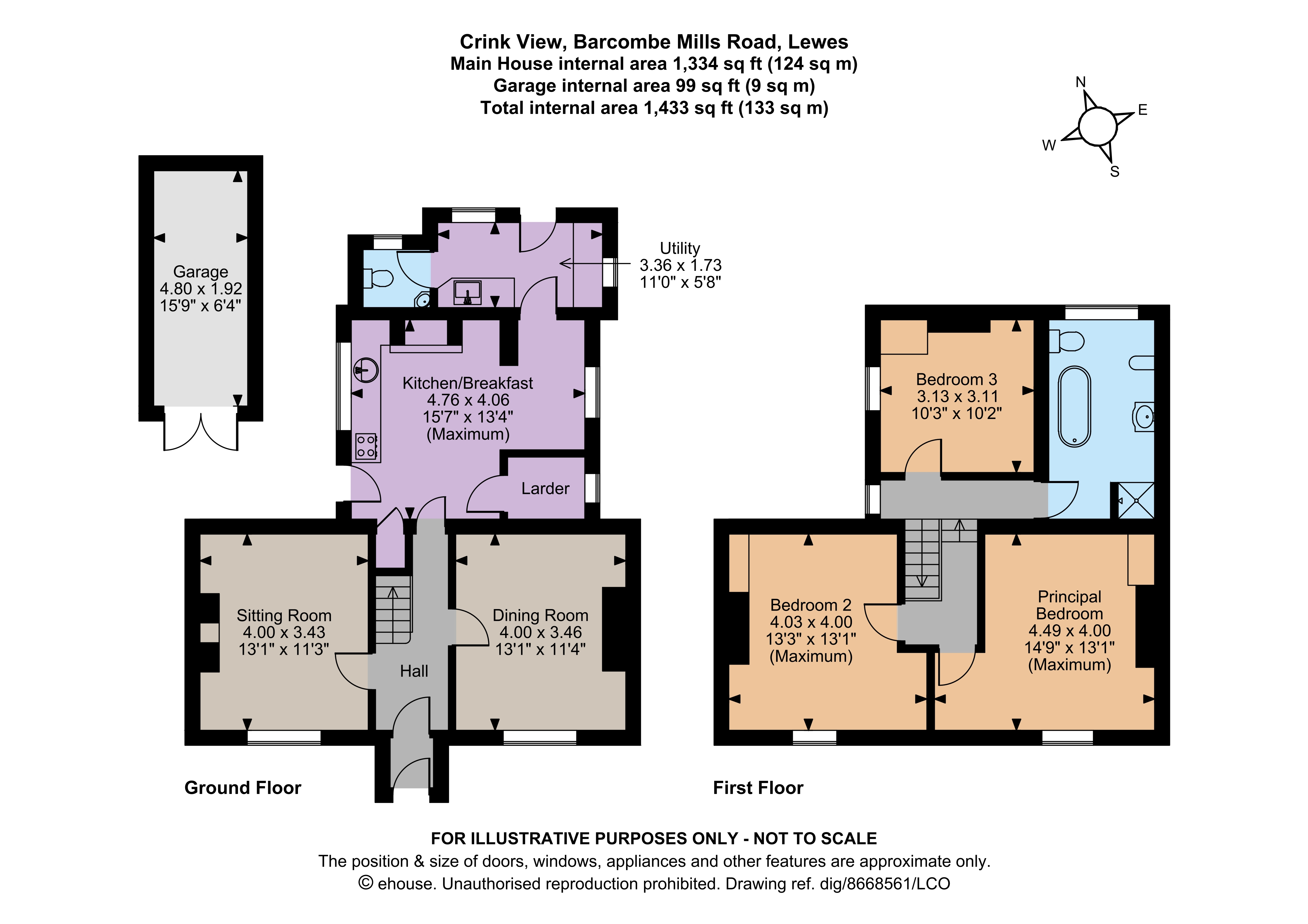 Crink View,, Barcombe Mills Road, Lewes floorplan