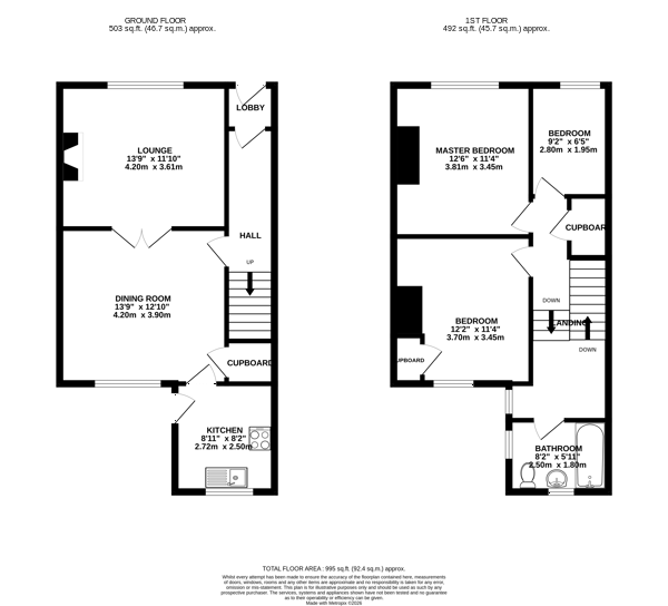 23, Matfen Terrace, Newbiggin-by-the-sea floorplan