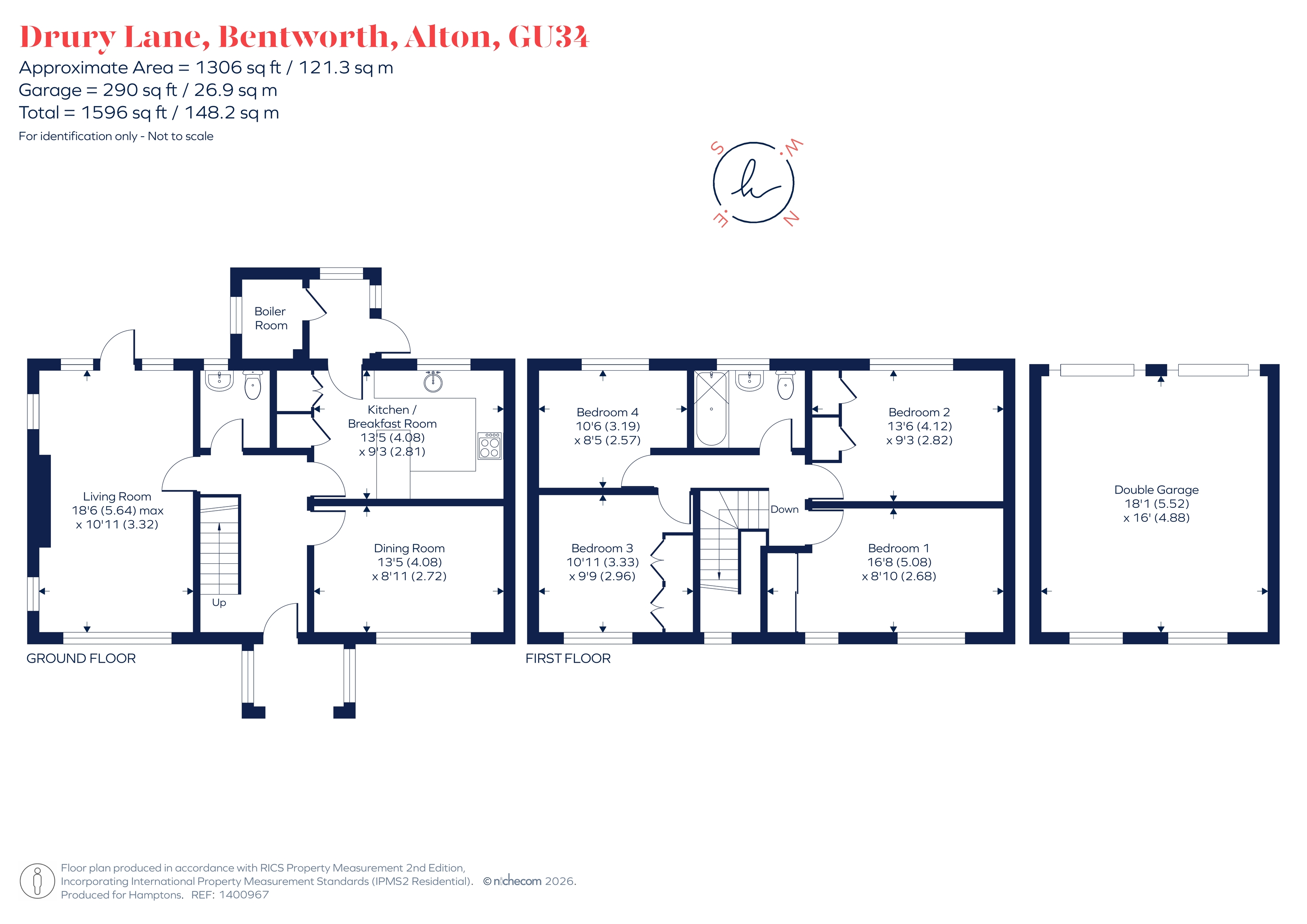 Glebe House, Drury Lane, Bentworth floorplan