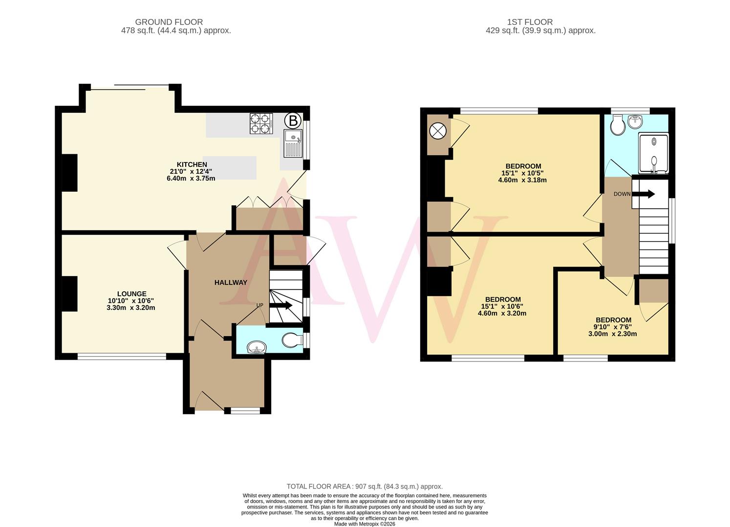 14, Dormer Close, Barnet floorplan