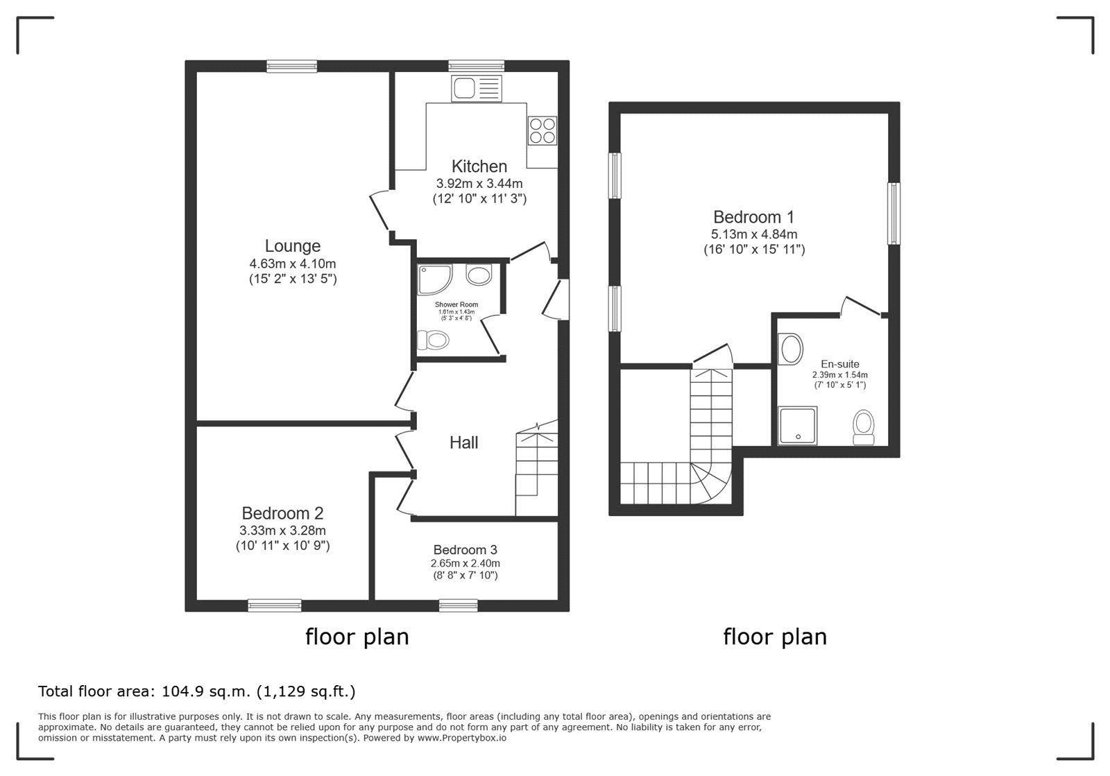 317, Micklefield Road, High Wycombe floorplan