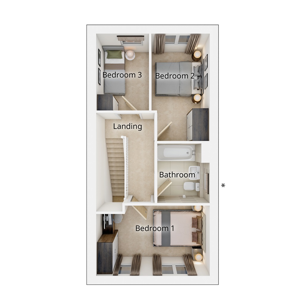 The Ambleford - Plot 219, Dolphingstone Grange, Currently Selling From Ravensheugh Heights, Off A199, Wallyford floorplan