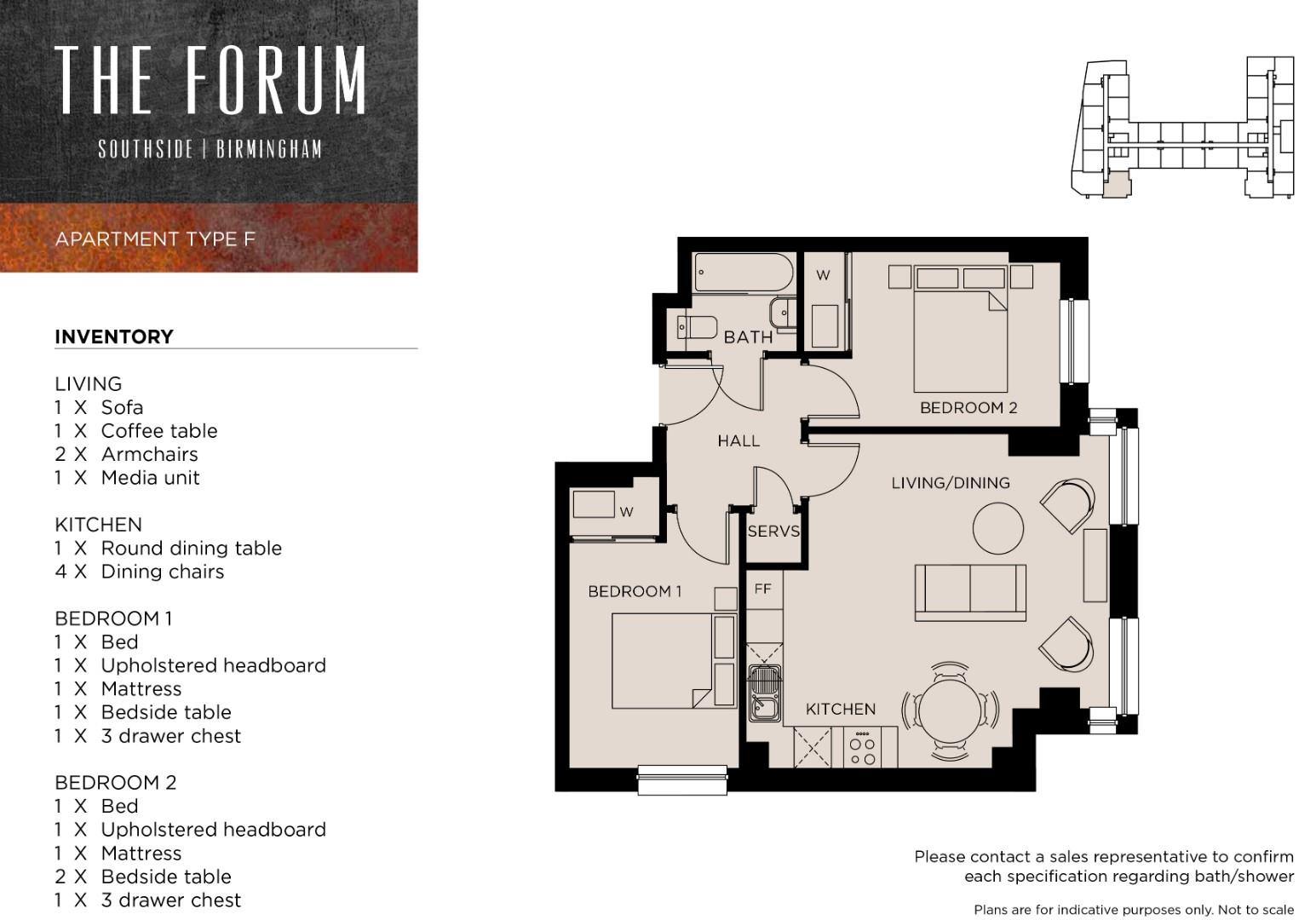 2 Bedrooms Flat to rent in The Forum, Chinatown B5