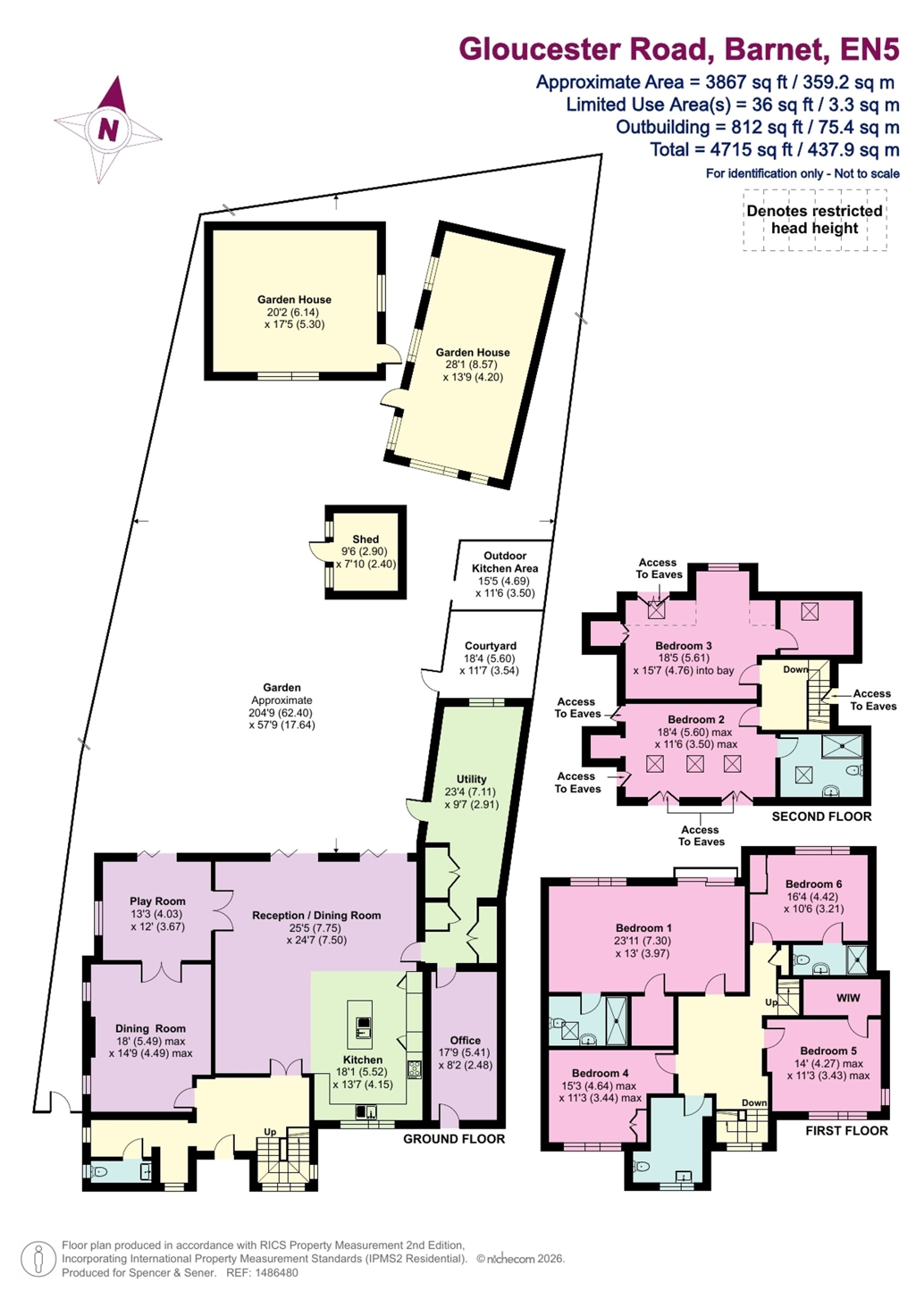 2 Gloucester Road, Barnet floorplan