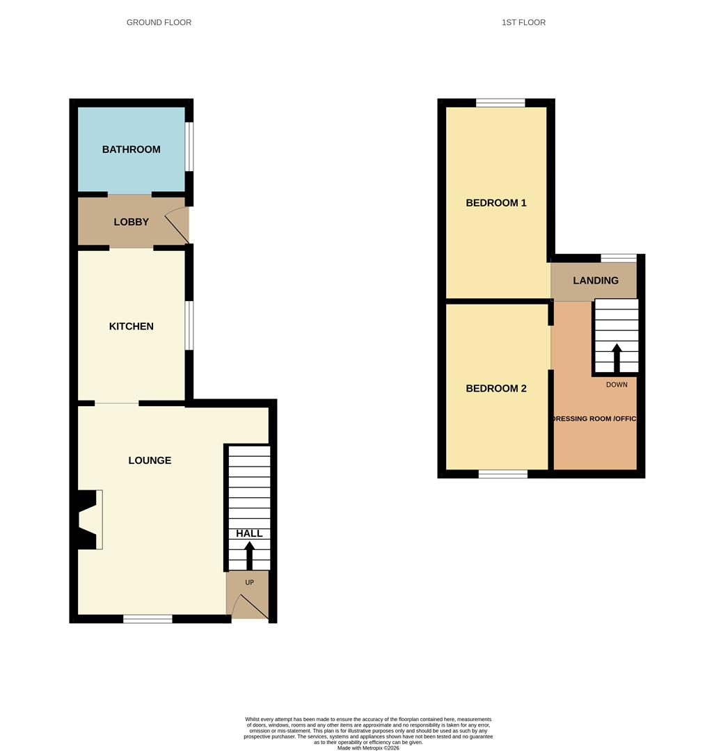 4, Mary Street, Seaham floorplan