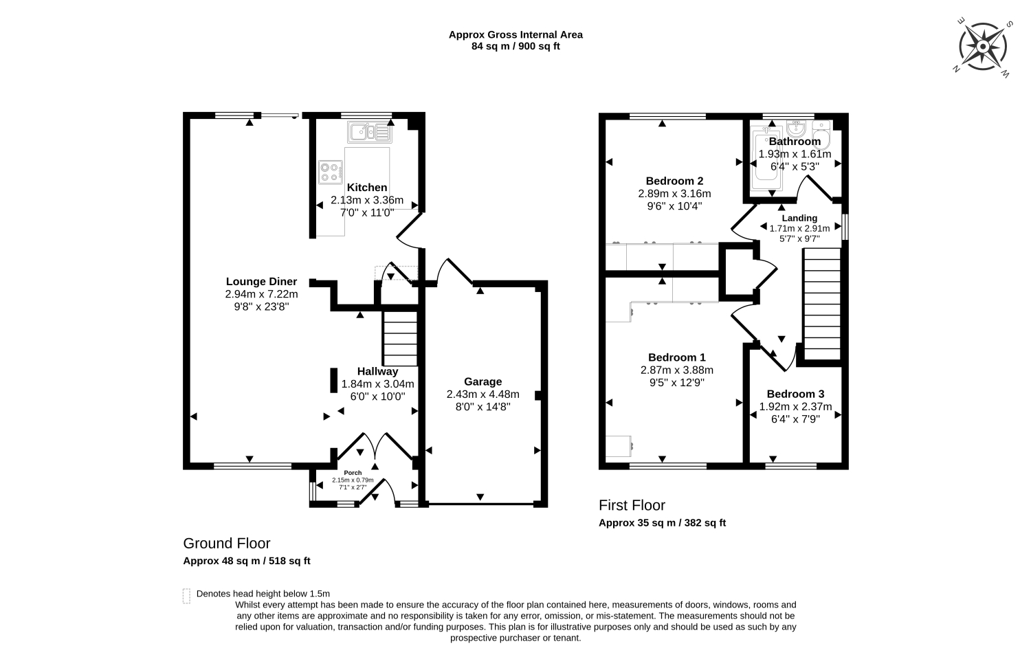 9, Pinewood Close, Borehamwood floorplan