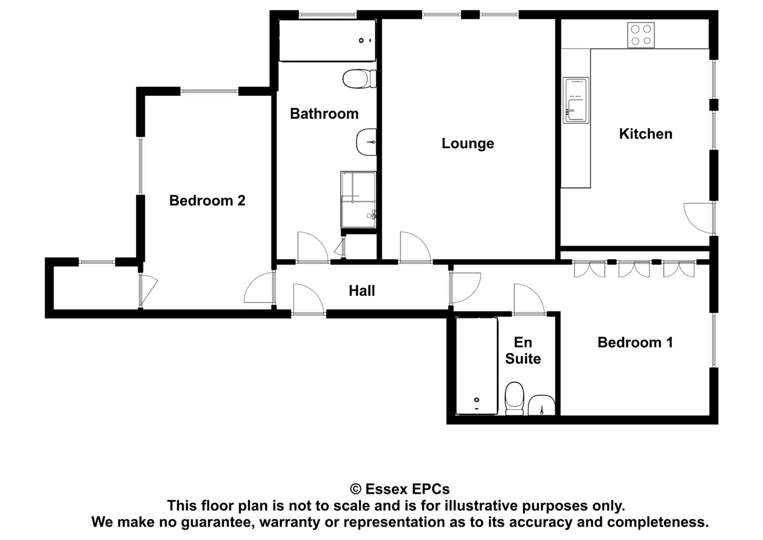 1 The Old Court House, Trinity Street, Halstead floorplan