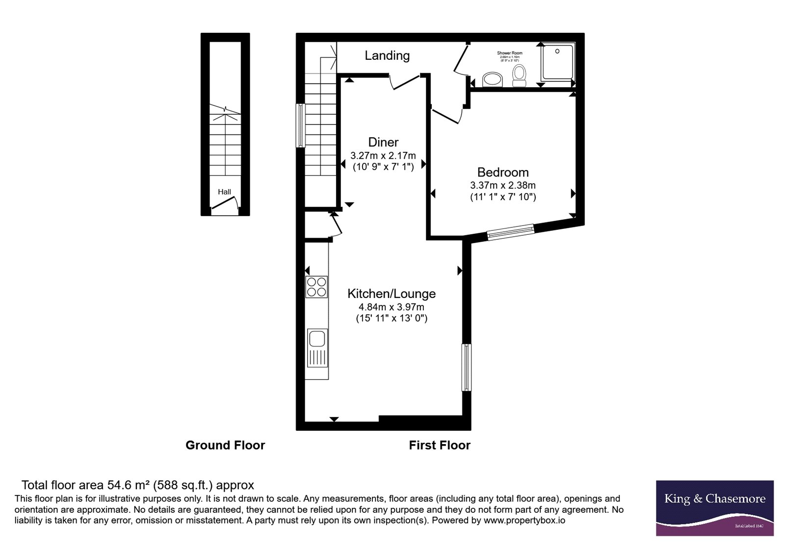 The Courtyard Flat,, Wool Lane, West Sussex floorplan