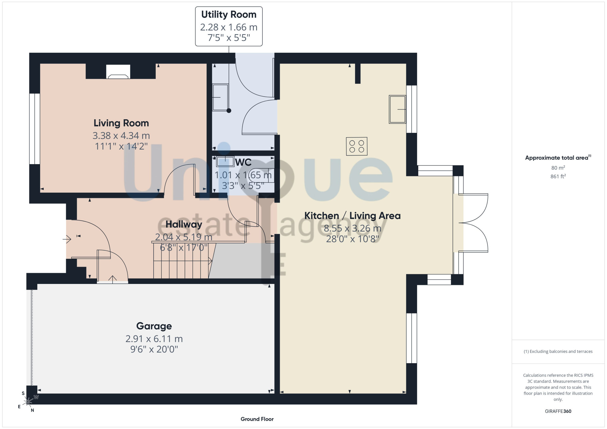 6, Dow View Drive, Kirkham floorplan