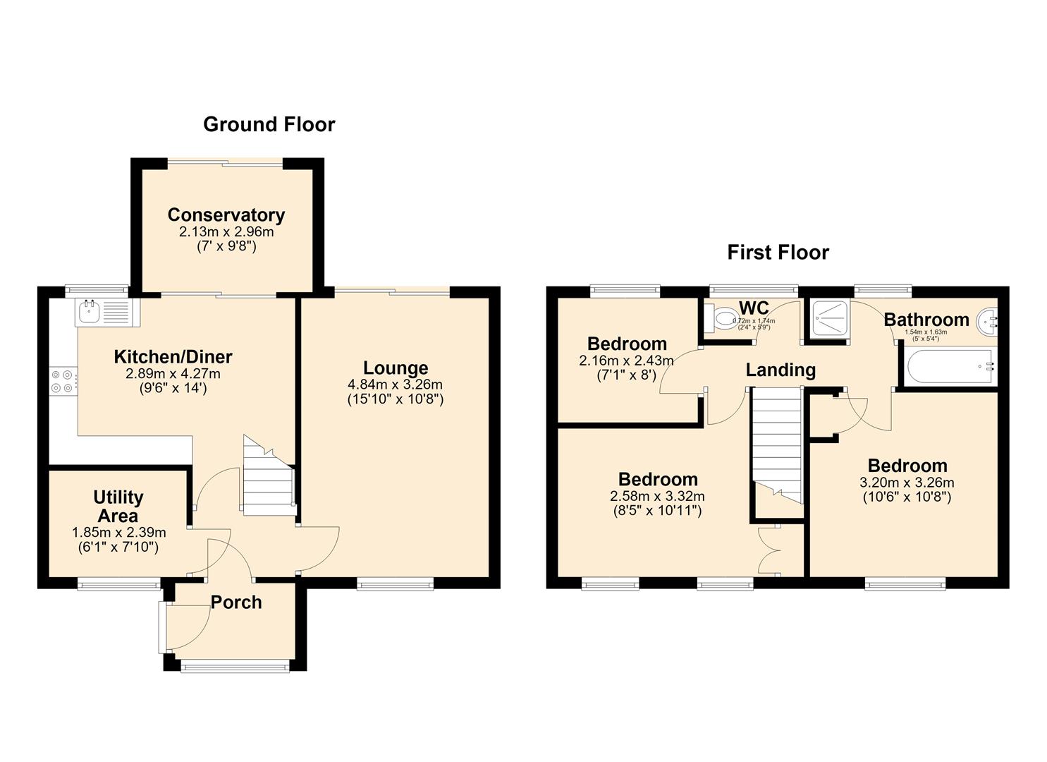148, Beechings Way, Gillingham floorplan