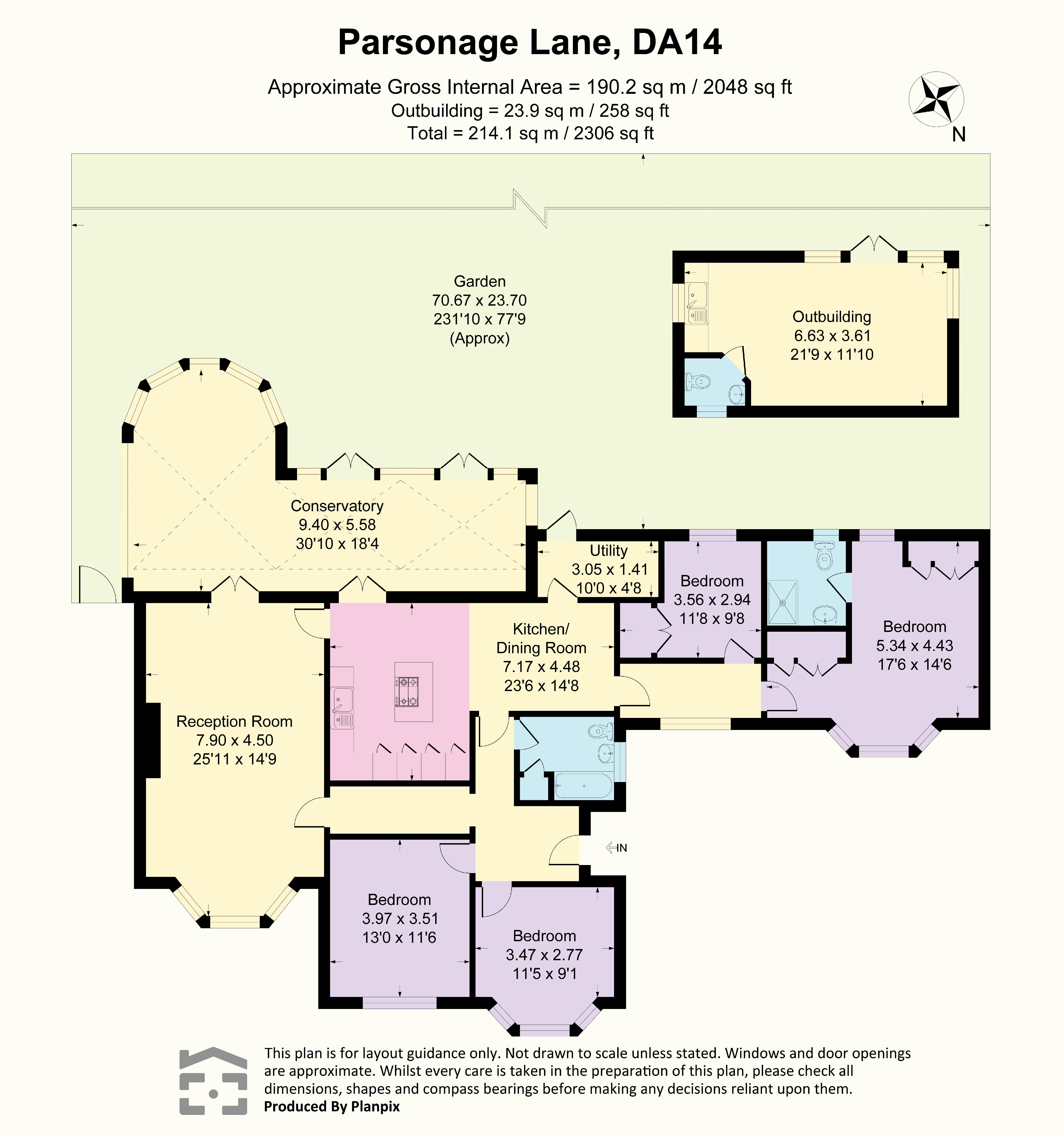 35, Parsonage Lane, Sidcup floorplan