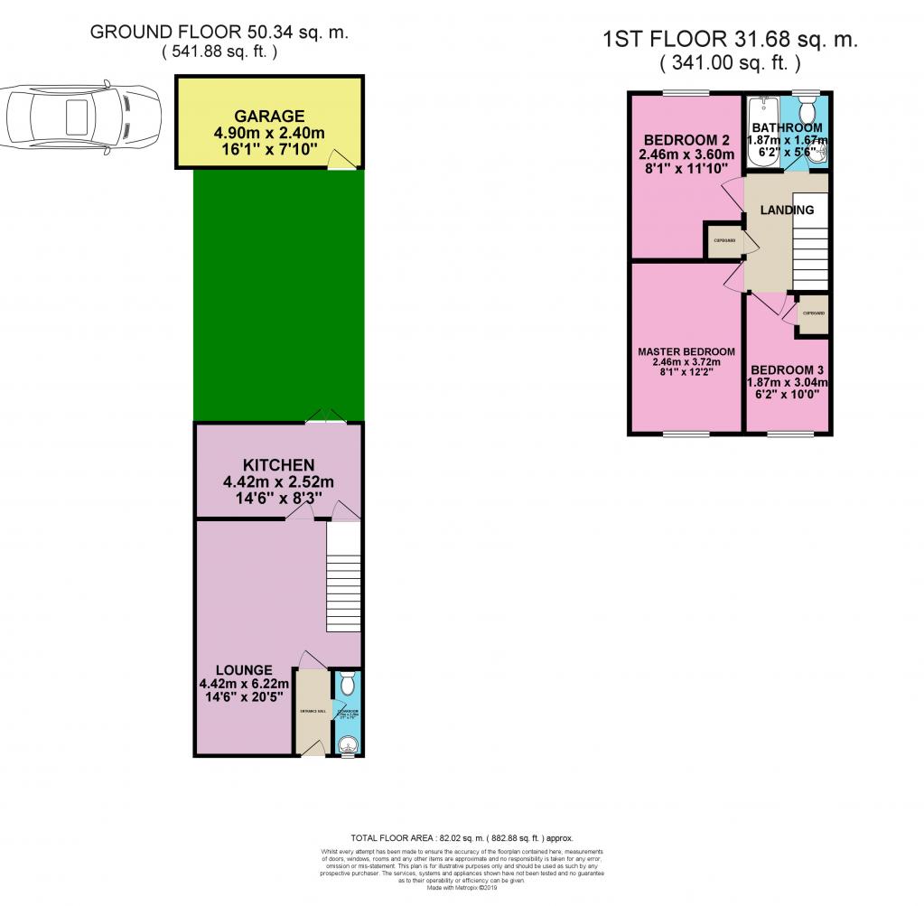 3 Bedrooms Terraced house for sale in Epsom Close, Stevenage SG1