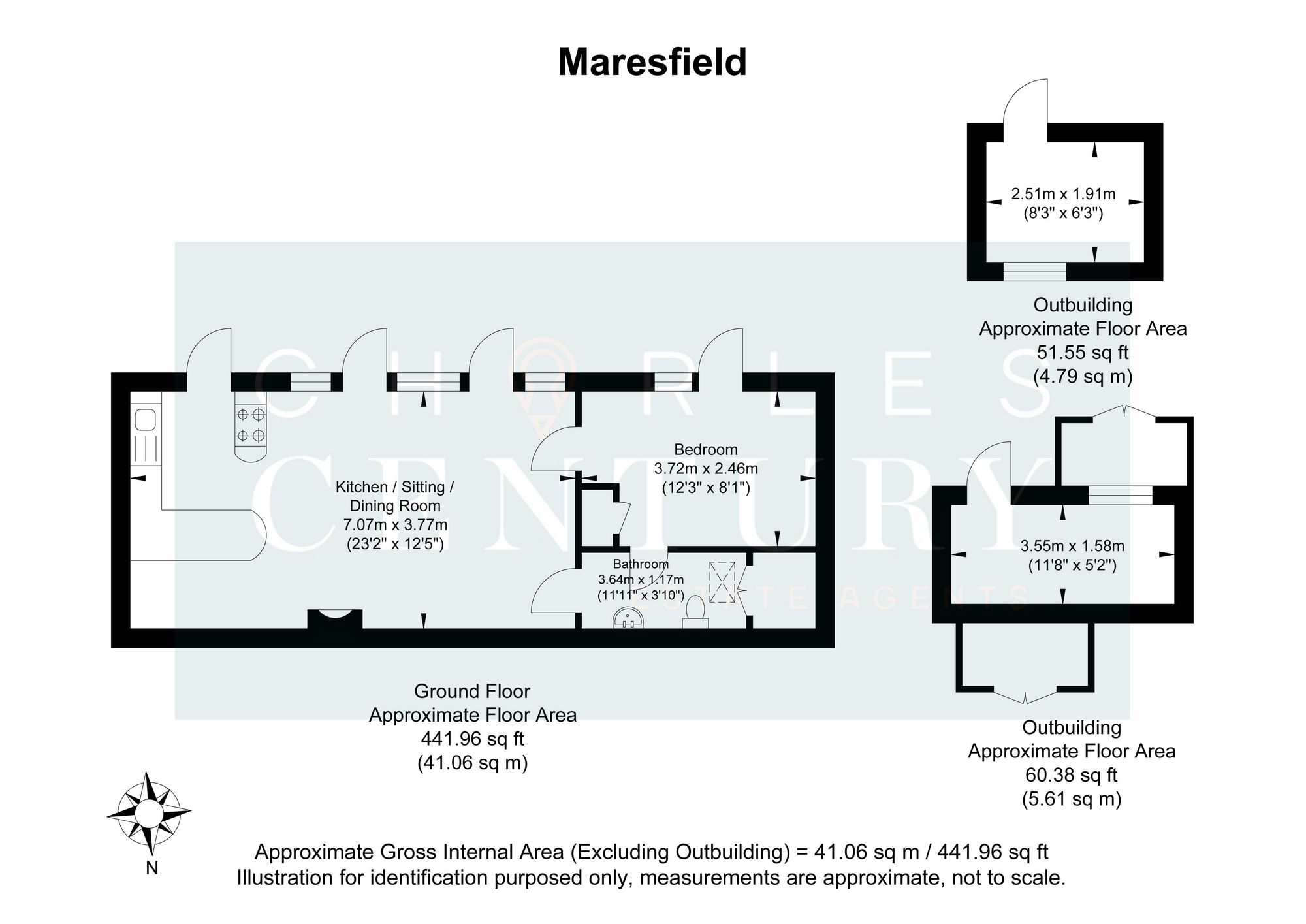 Priors Barn, Uckfield floorplan