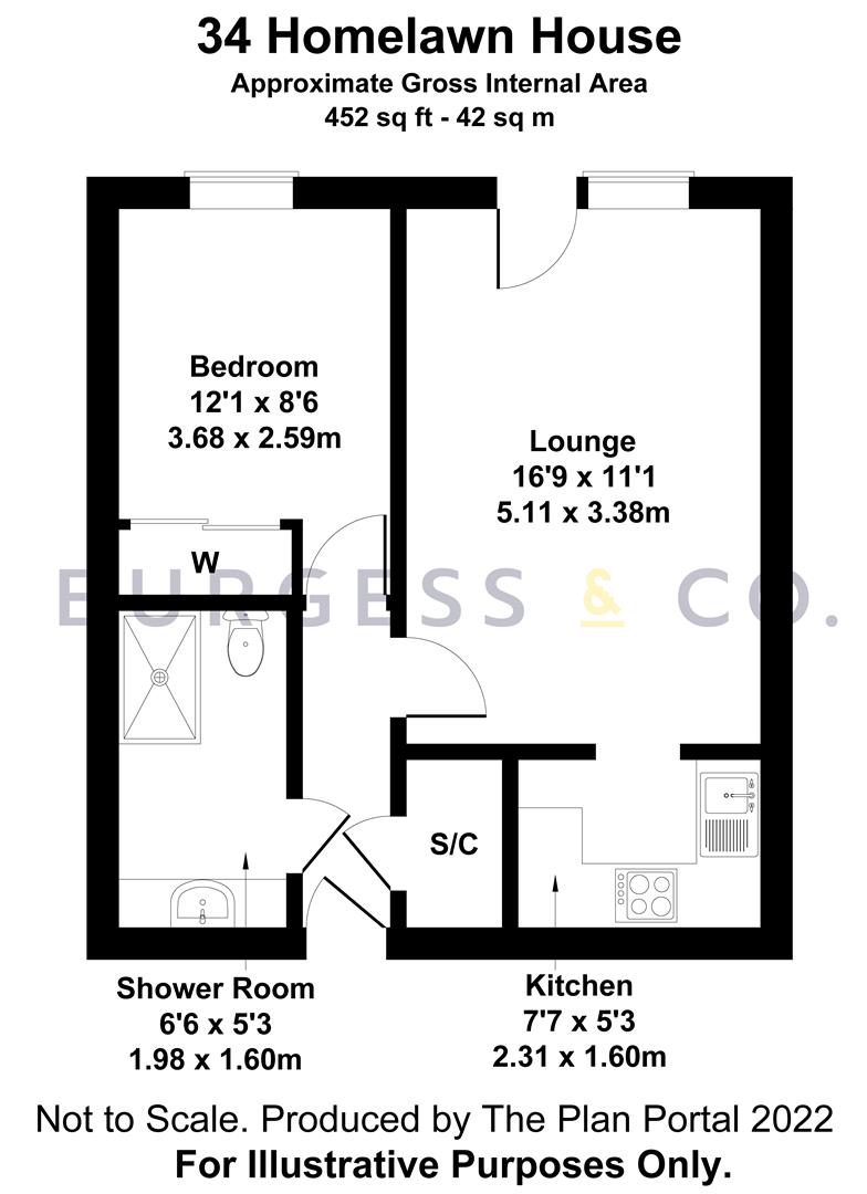 Brookfield Road, BexhillOnSea TN40, 1 bedroom flat for sale