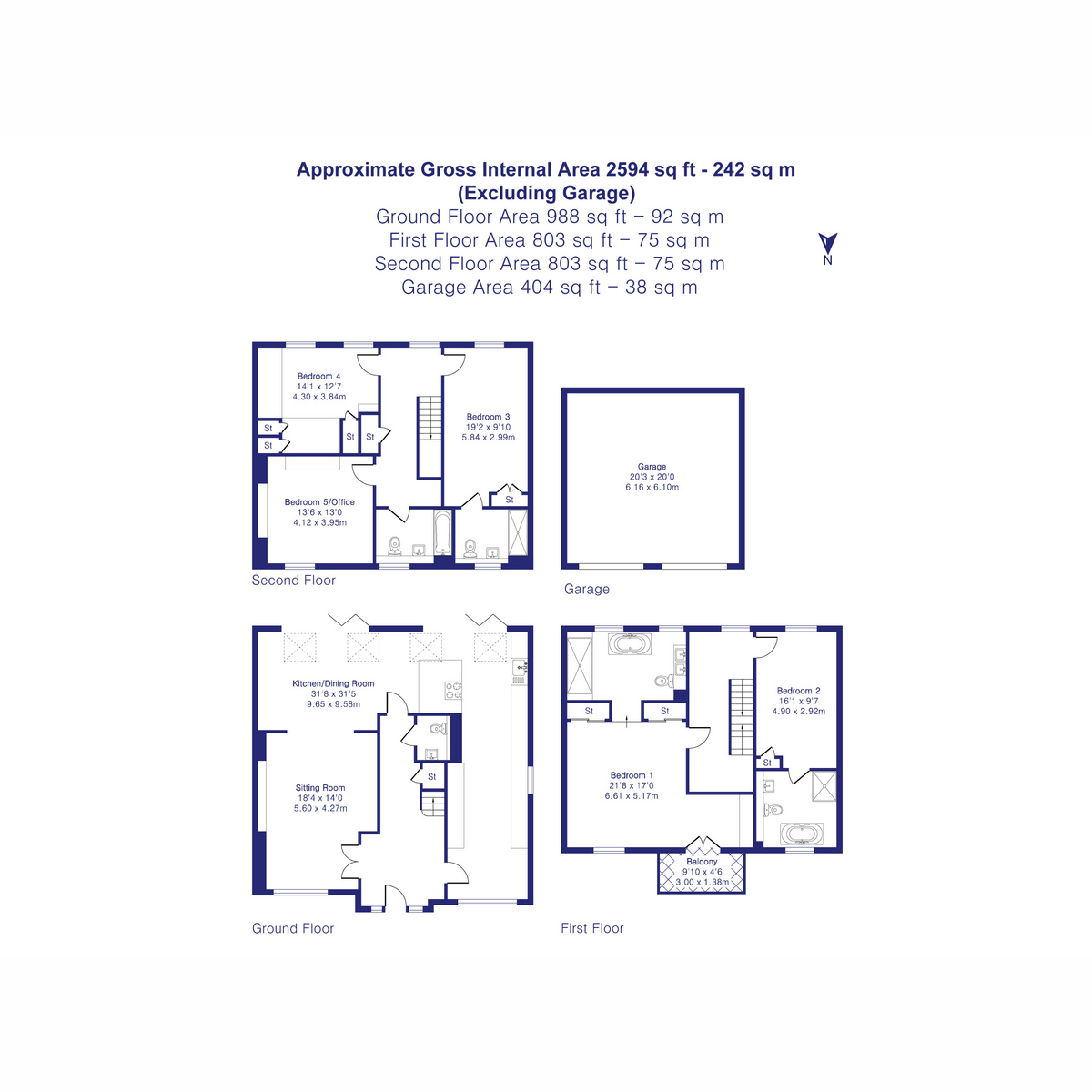 1, Howard Road, Heyford Park floorplan