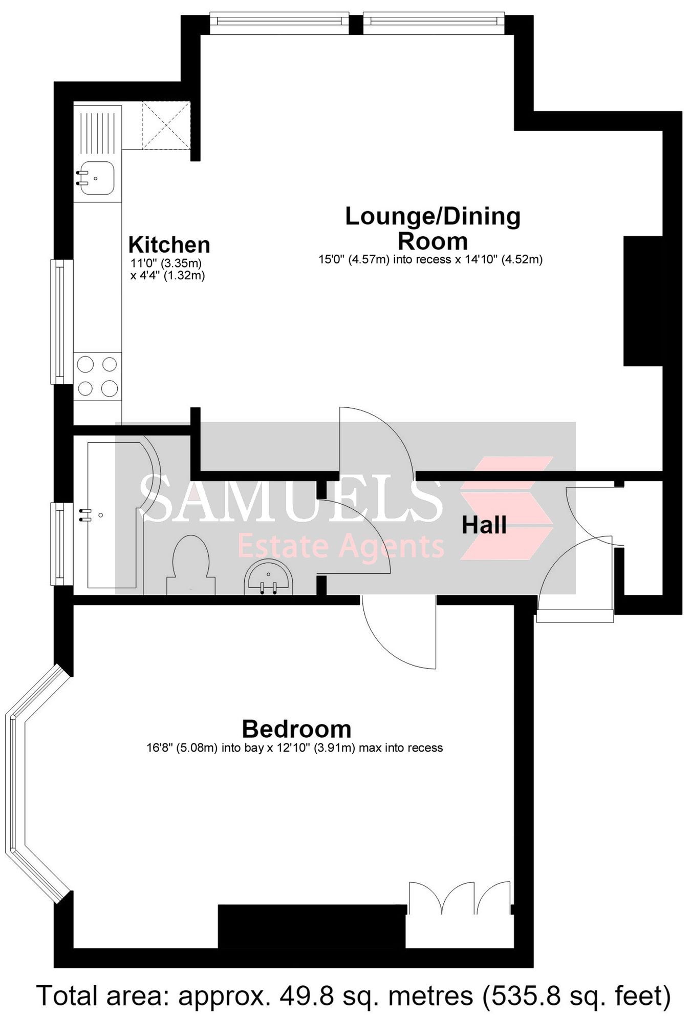 Flat 5, 49, Prospect Park, Exeter floorplan