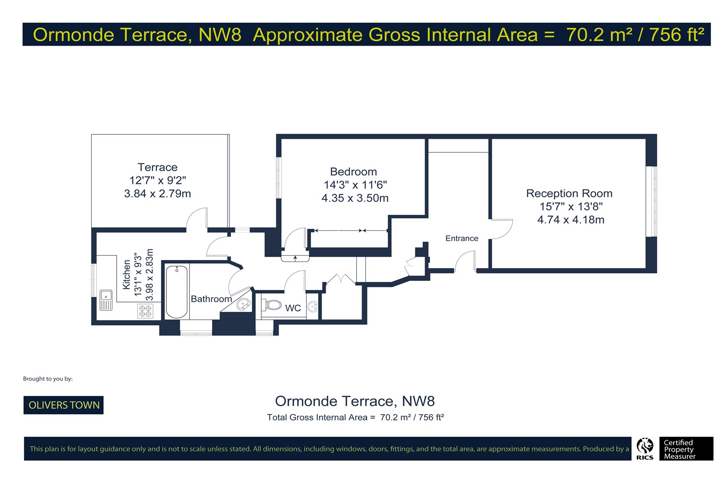 62, Ormonde Terrace, Primrose Hill floorplan