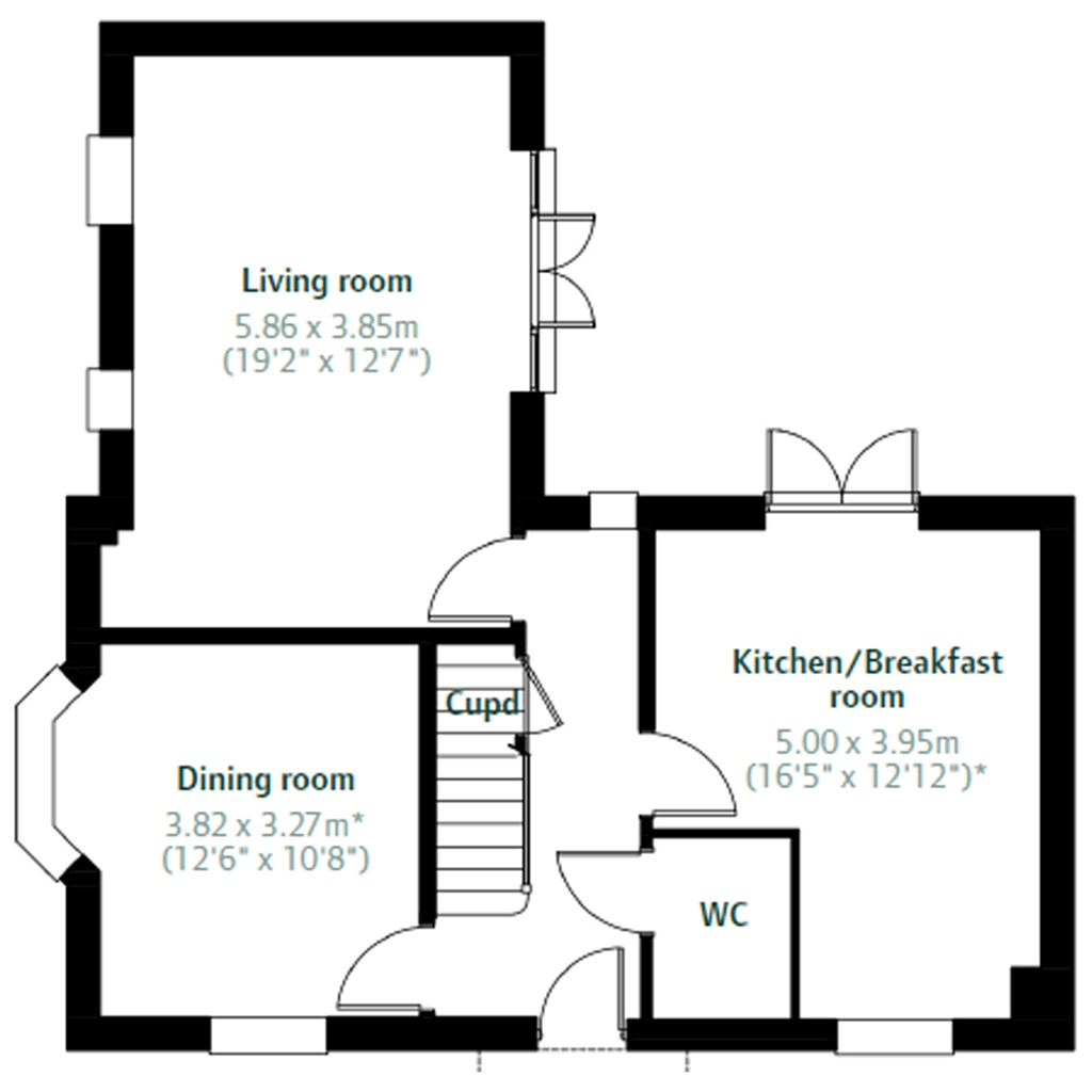 4 Bedrooms Detached house for sale in 