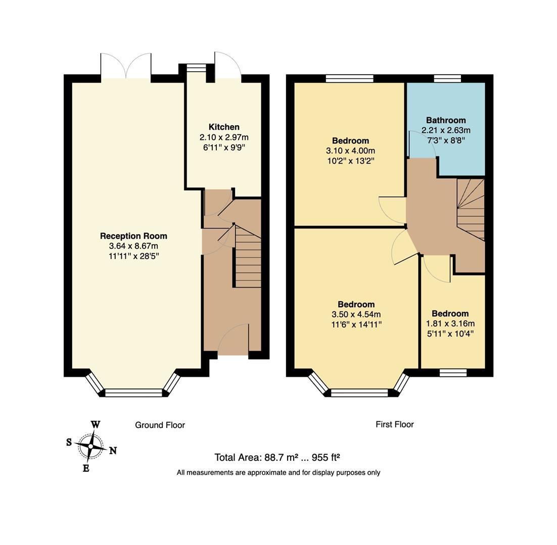 8 Berthons Gardens, Wood Street, London floorplan