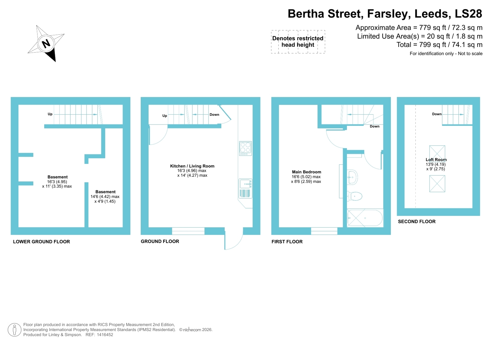 24, Bertha Street, Leeds floorplan