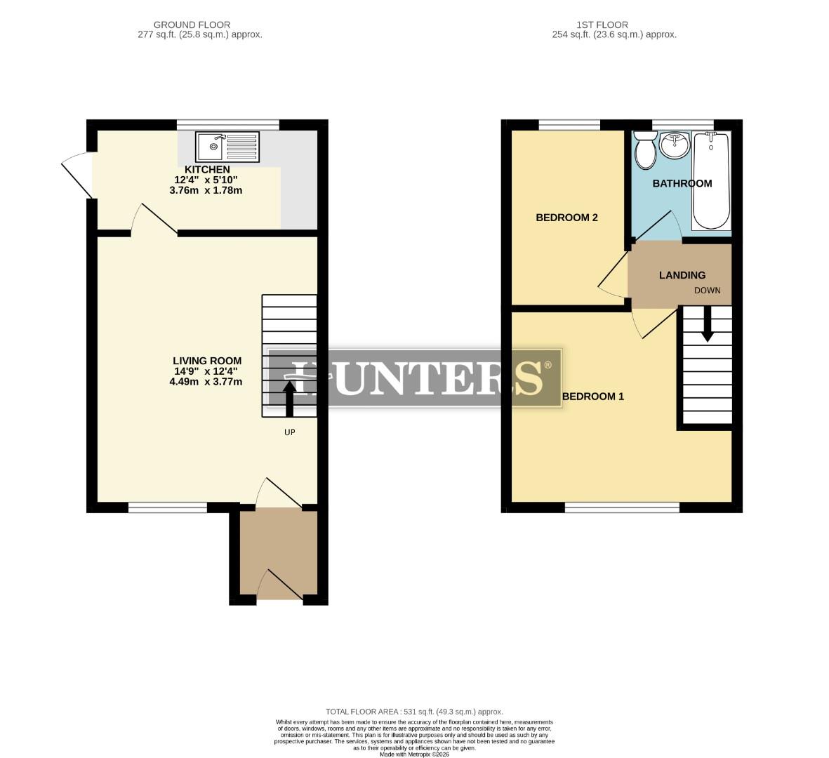 Magdalen Close, Scunthorpe floorplan