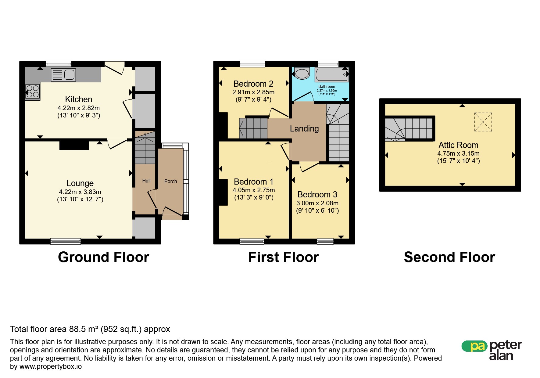 61, Cambria Road, Cardiff floorplan