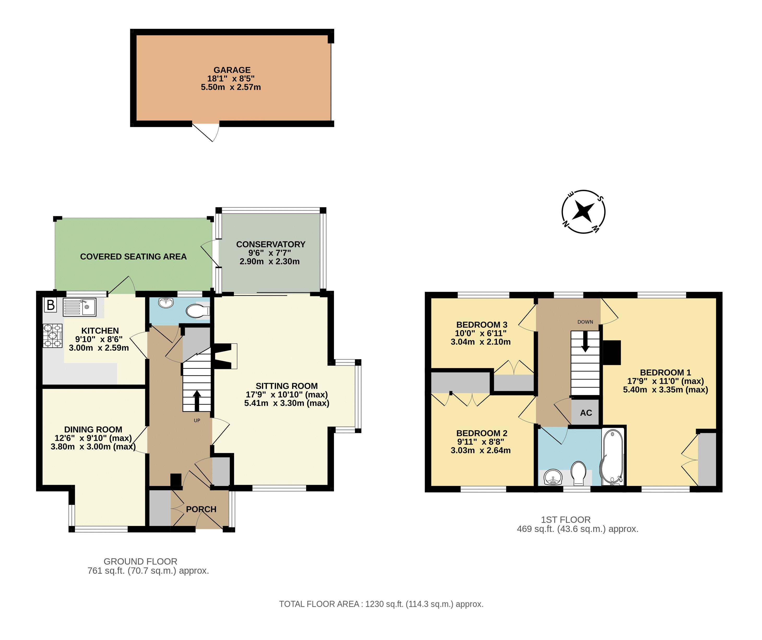 14, Beasley Court, Chard floorplan