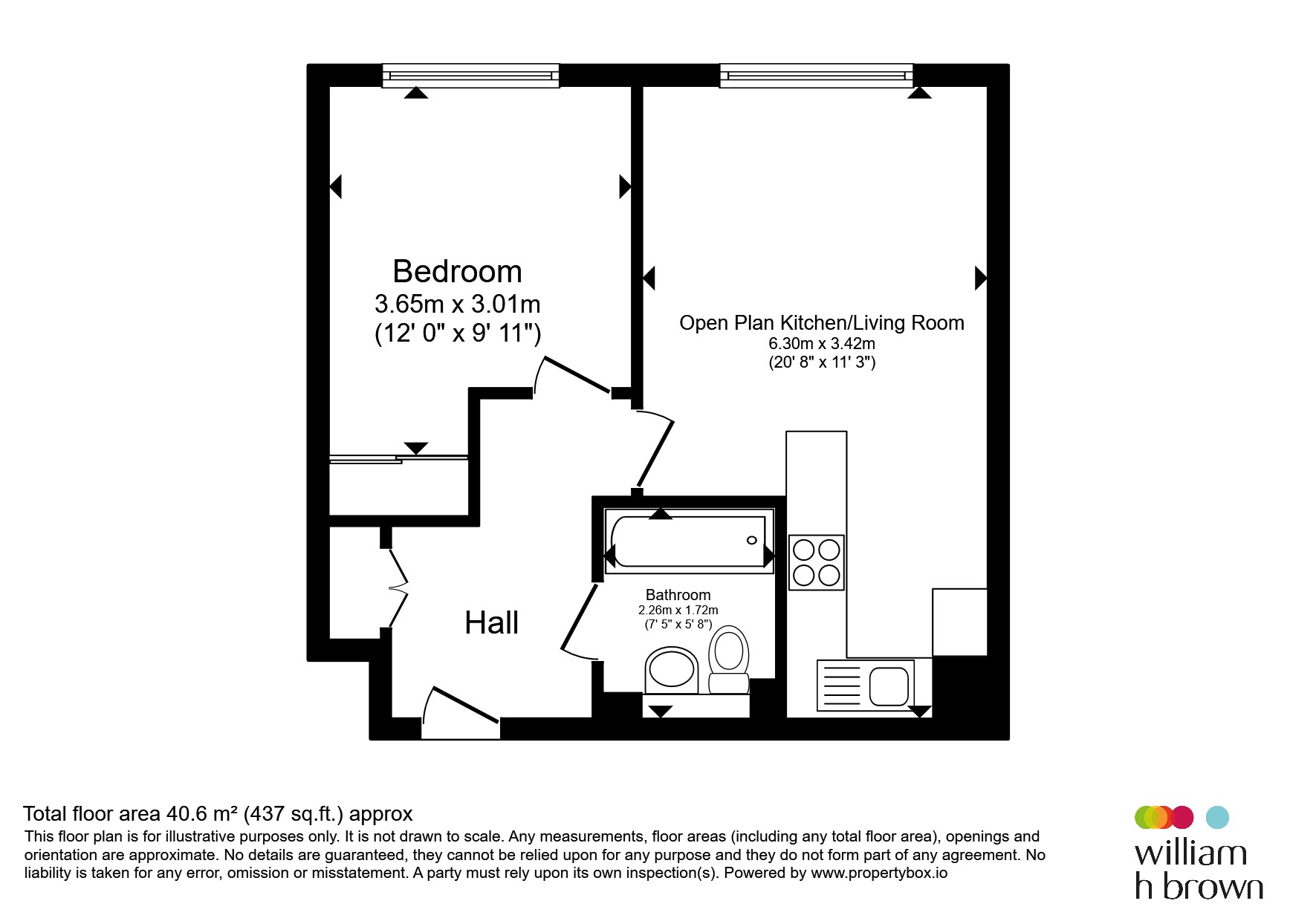 Apartment 62, Alexandra House, 47, Rutland Street, Leicester floorplan