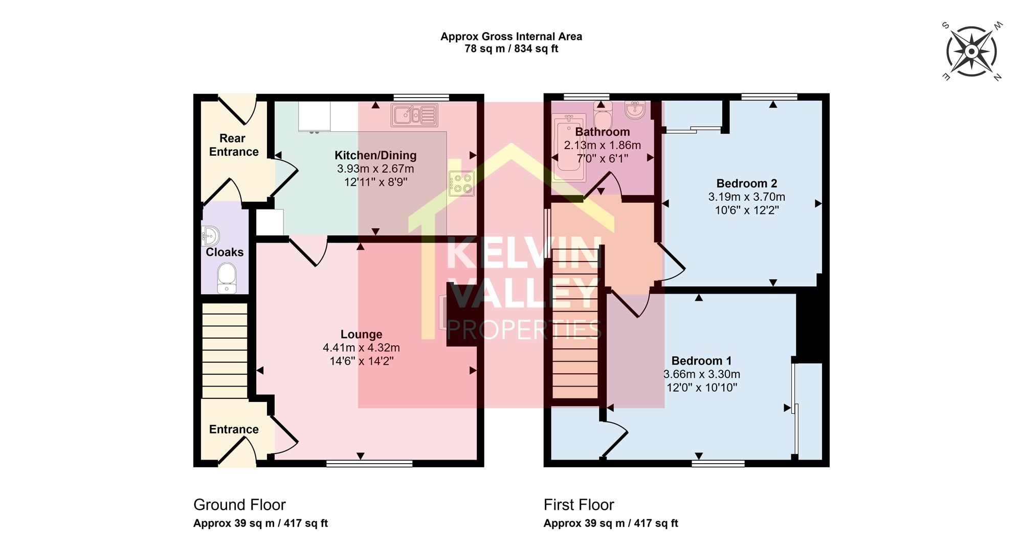 93 Westergreens Avenue, Glasgow floorplan