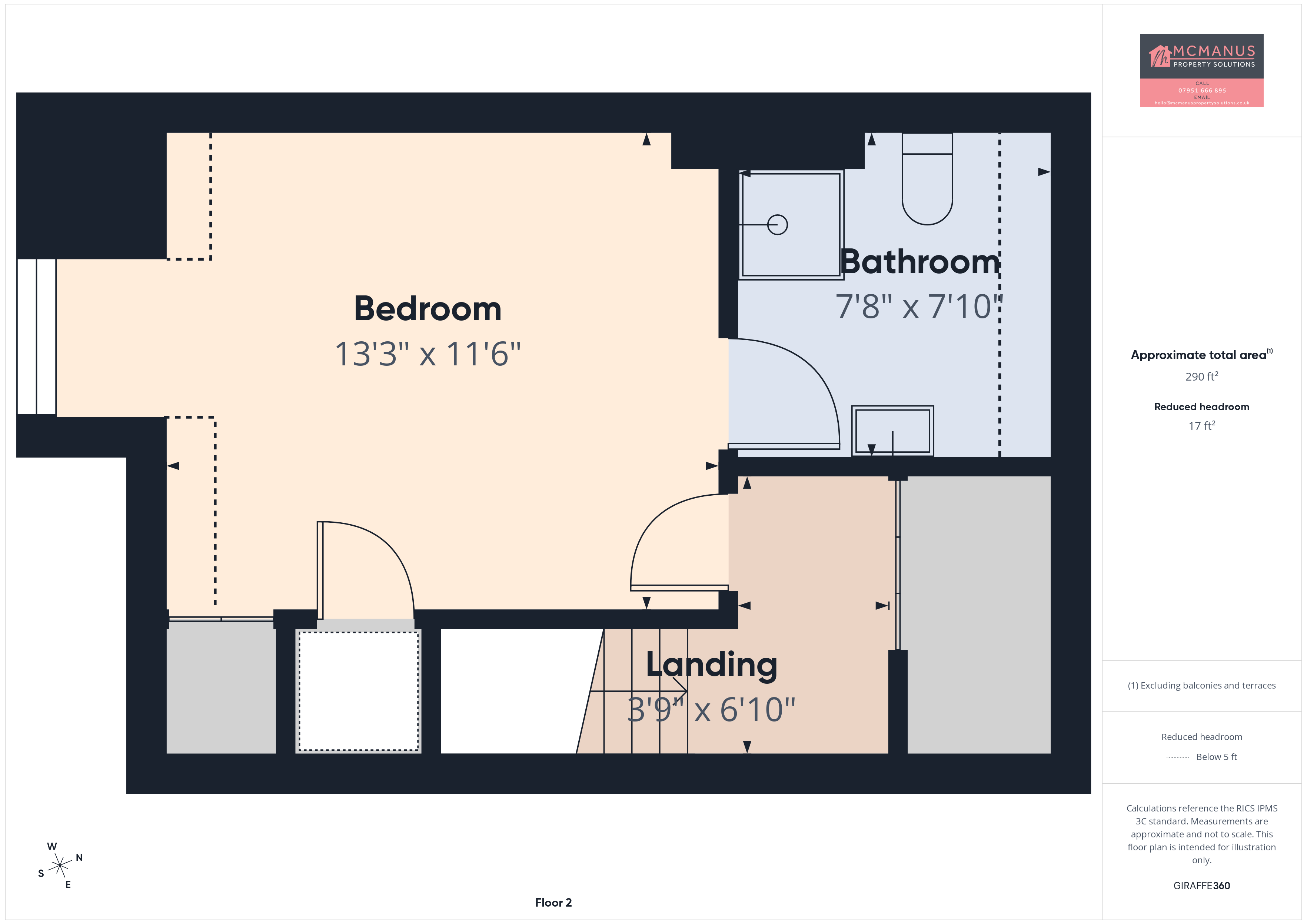 32, Fishers Green Road, Stevenage floorplan