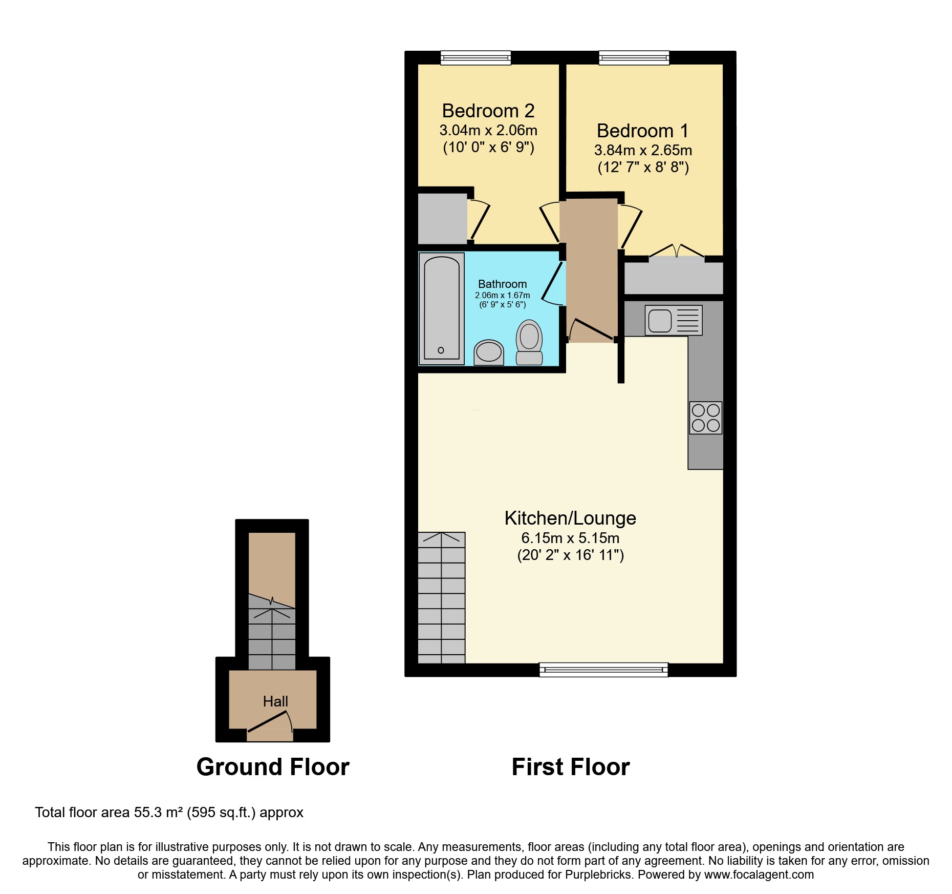 Flat 7/Church Court, 126 Church Lane, Doncaster floorplan