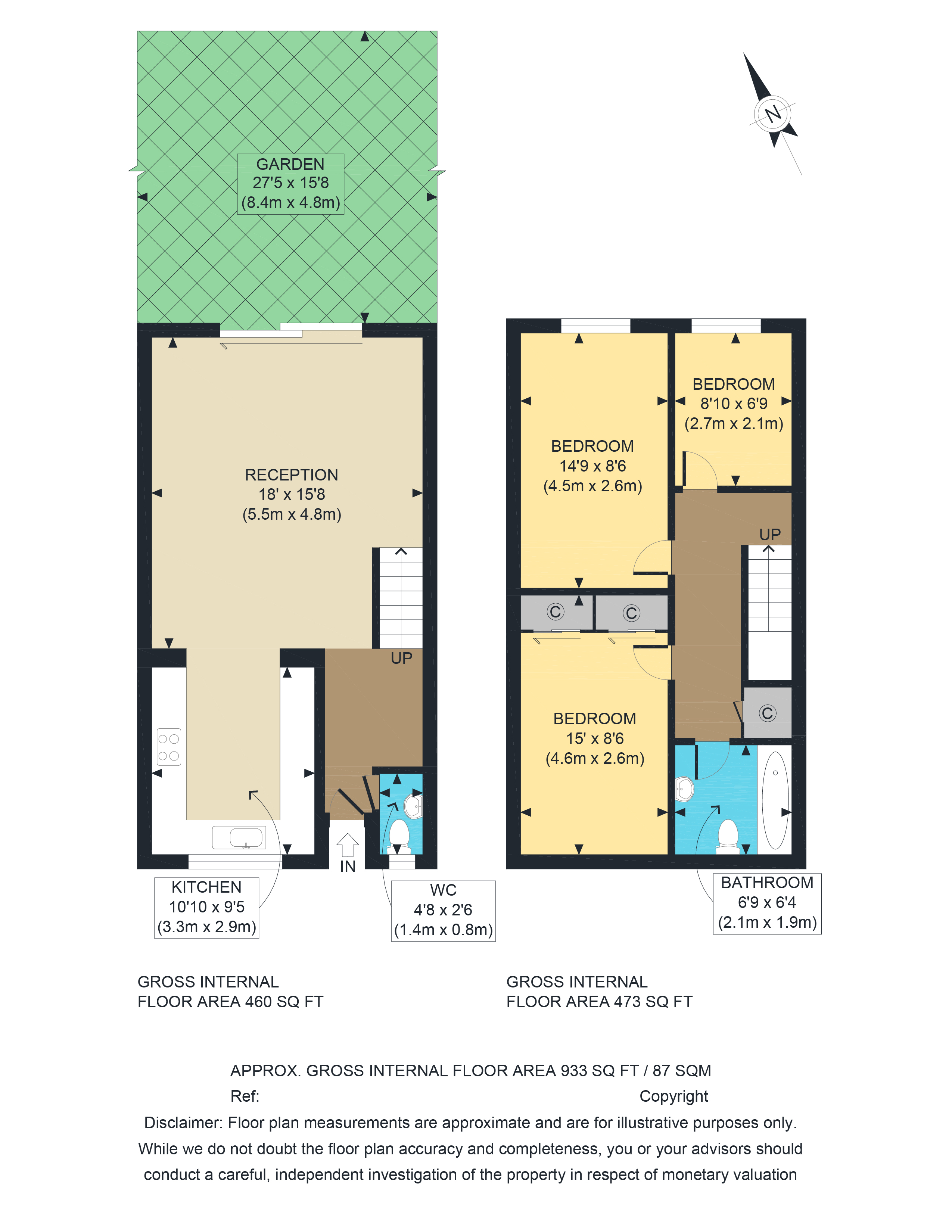 3 Bedrooms Terraced house to rent in East Way, London E11