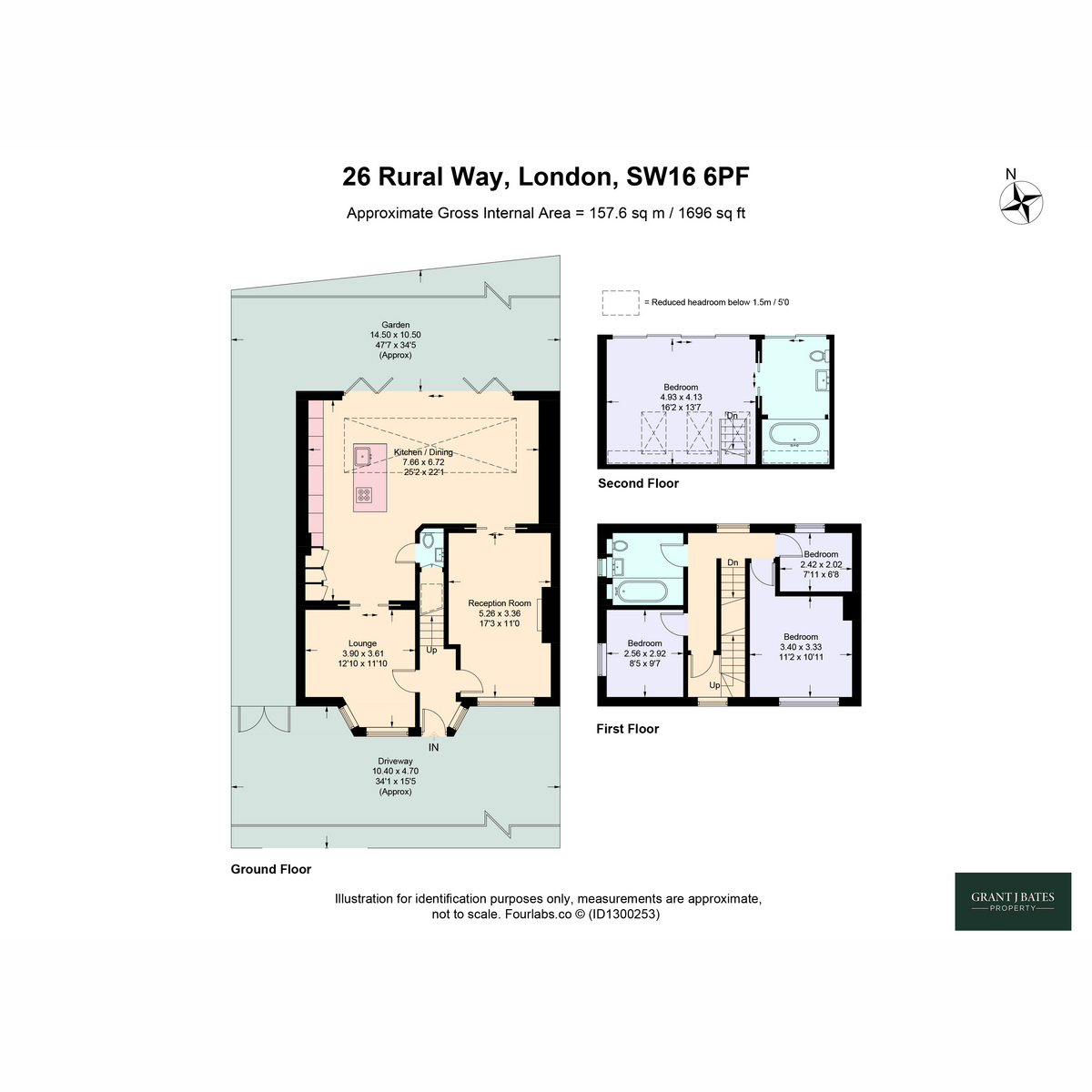 26, Rural Way, London floorplan