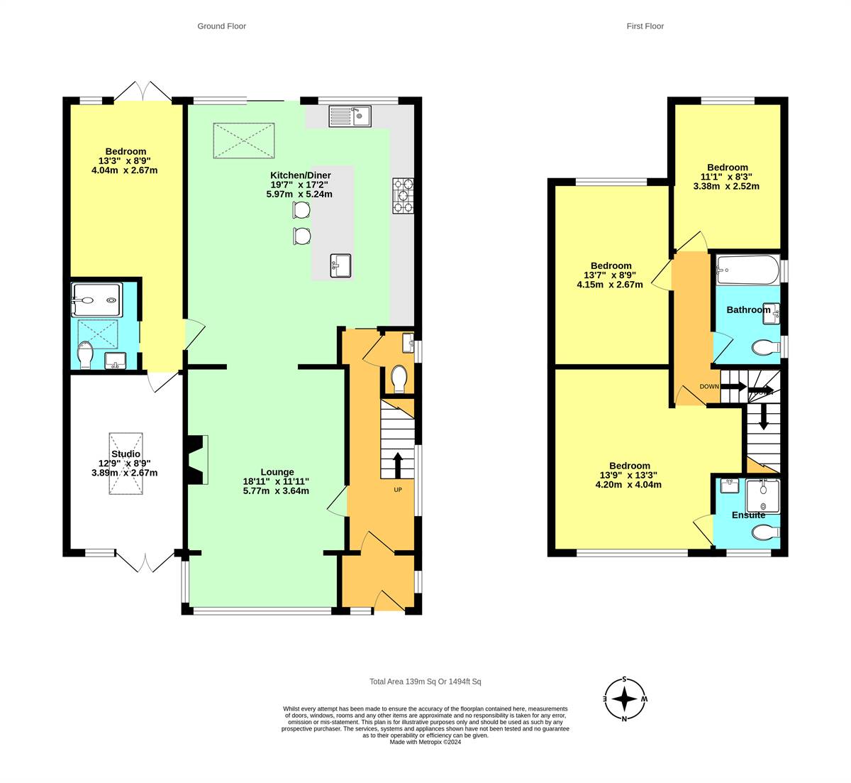 66, Marine Parade, Whitstable floorplan