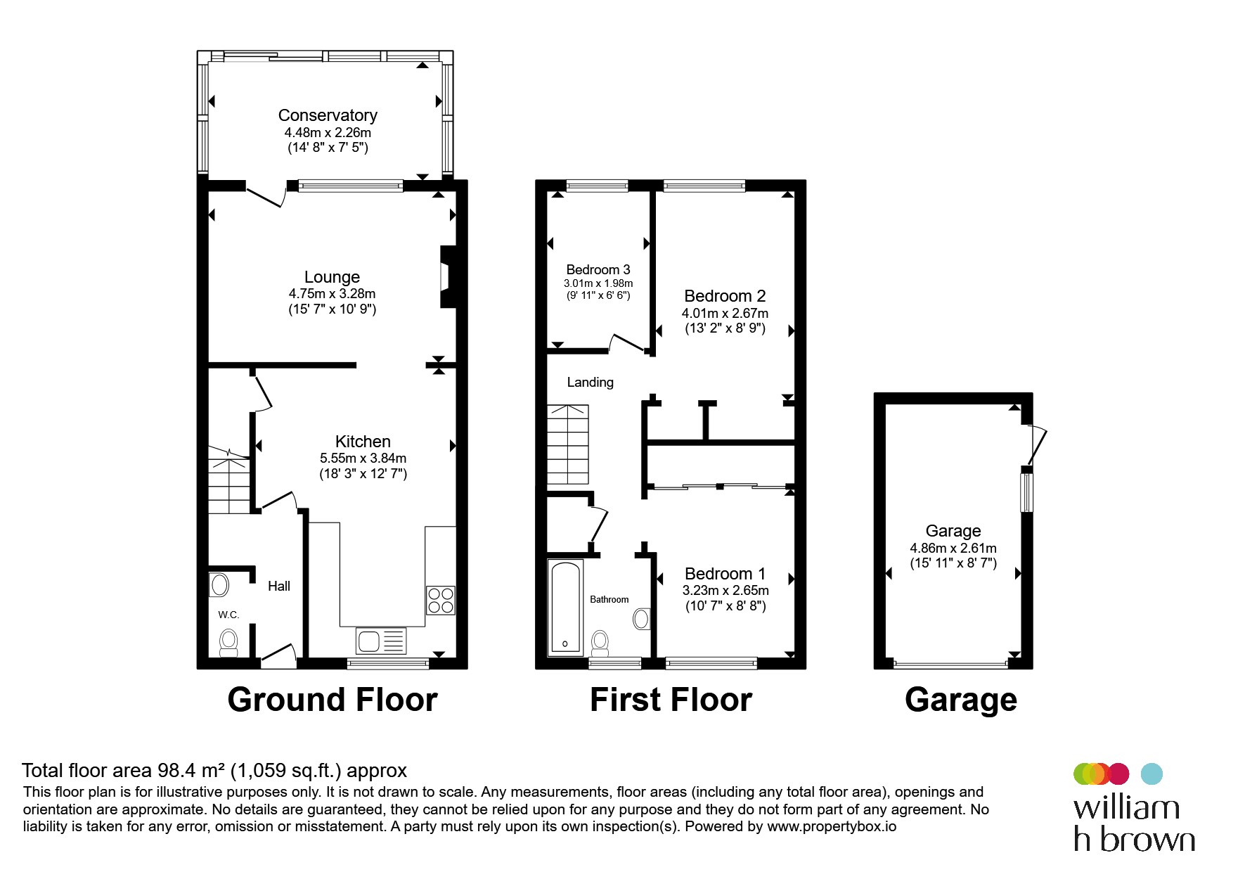 58, Tower Close, Norwich floorplan