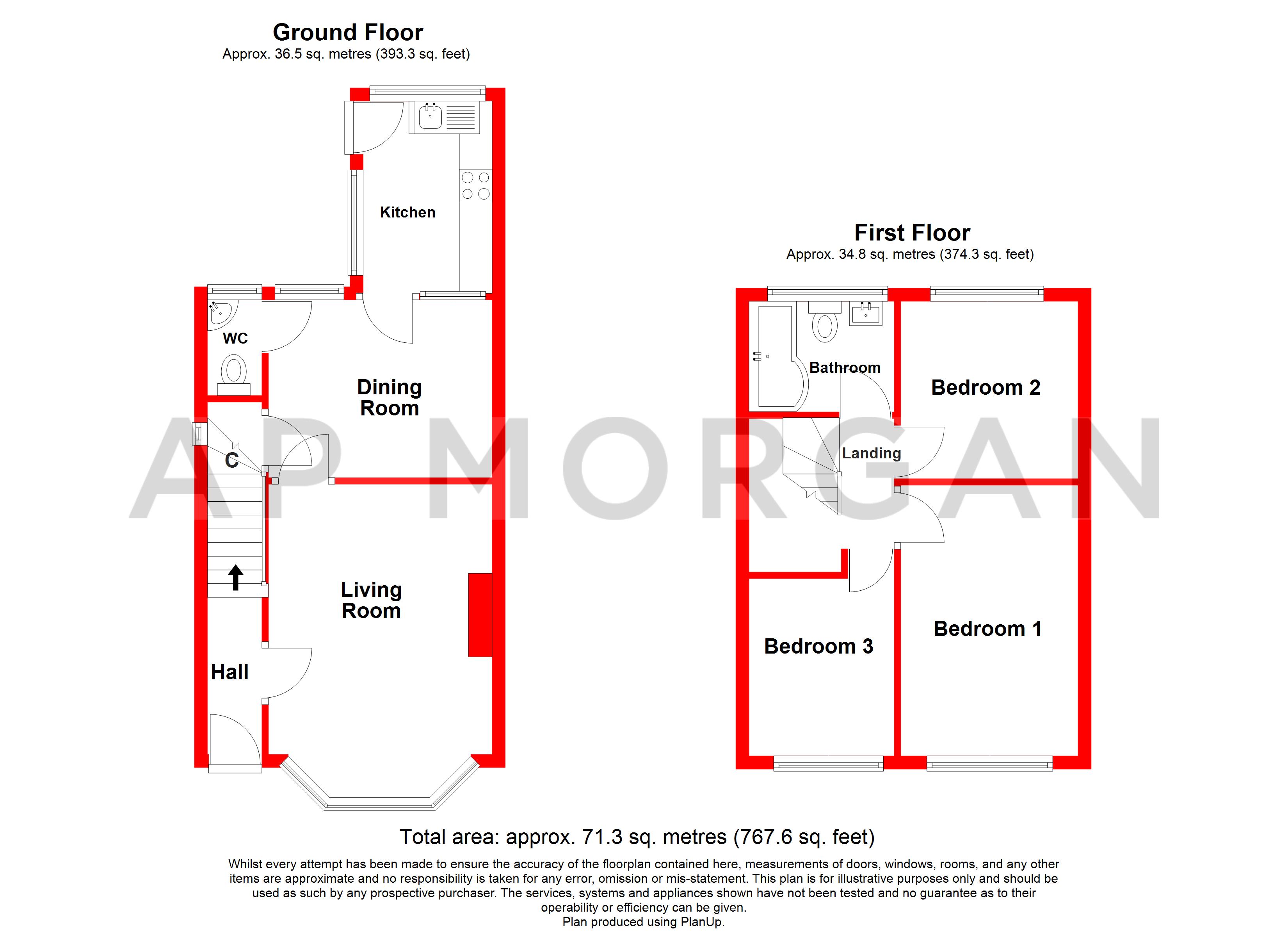 240, Alvechurch Road, Birmingham floorplan