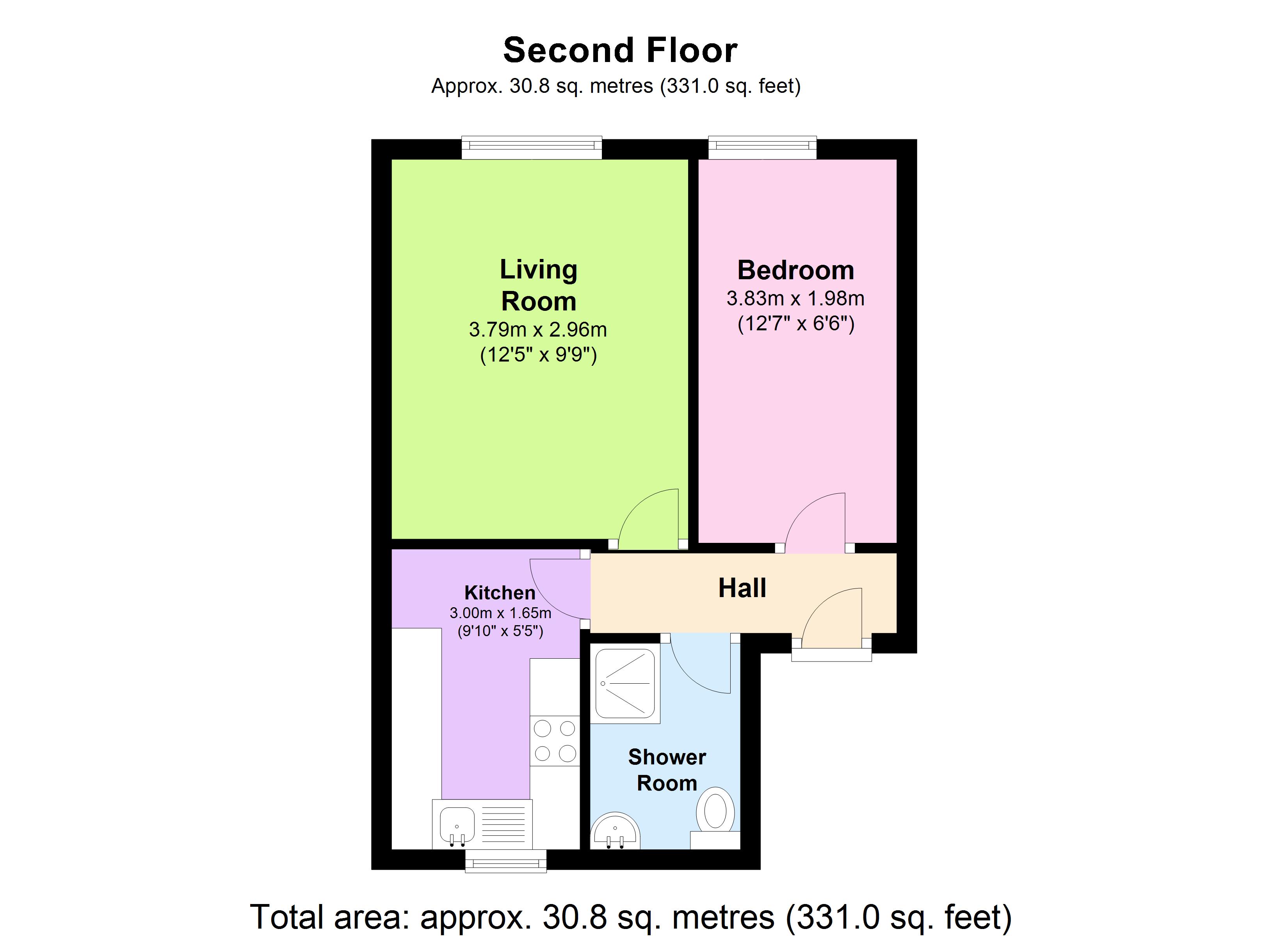 1 Bedrooms Flat for sale in Wellington Street, Gravesend, Kent DA12