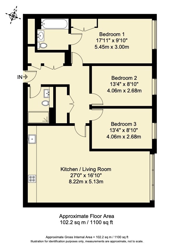 58 Clement Court, Letchworth Road, Greater London floorplan