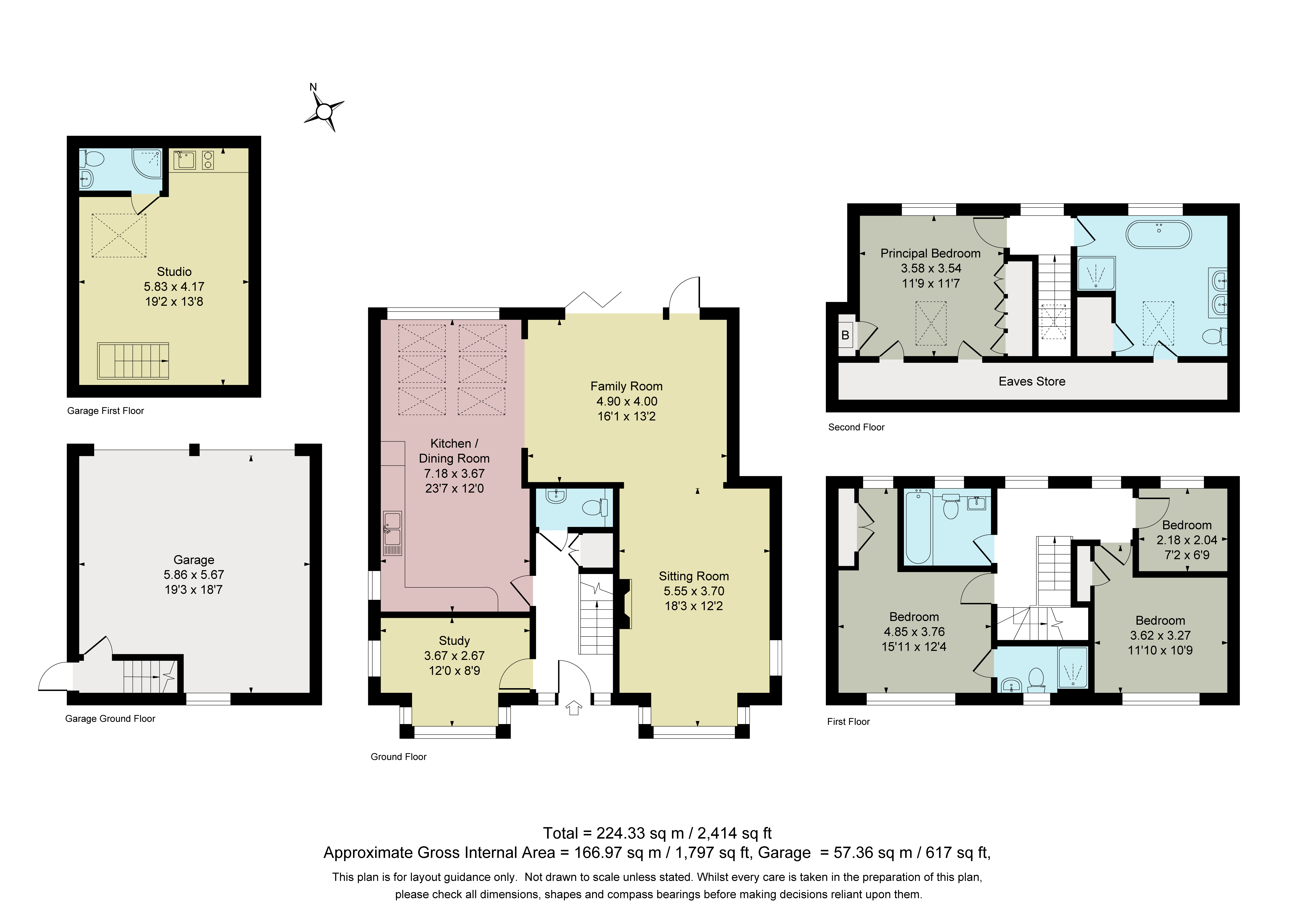2, Mulberry Place, Dorking floorplan