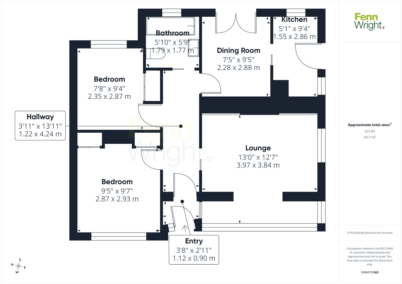 Roslyn,, Mersea Road, Colchester floorplan