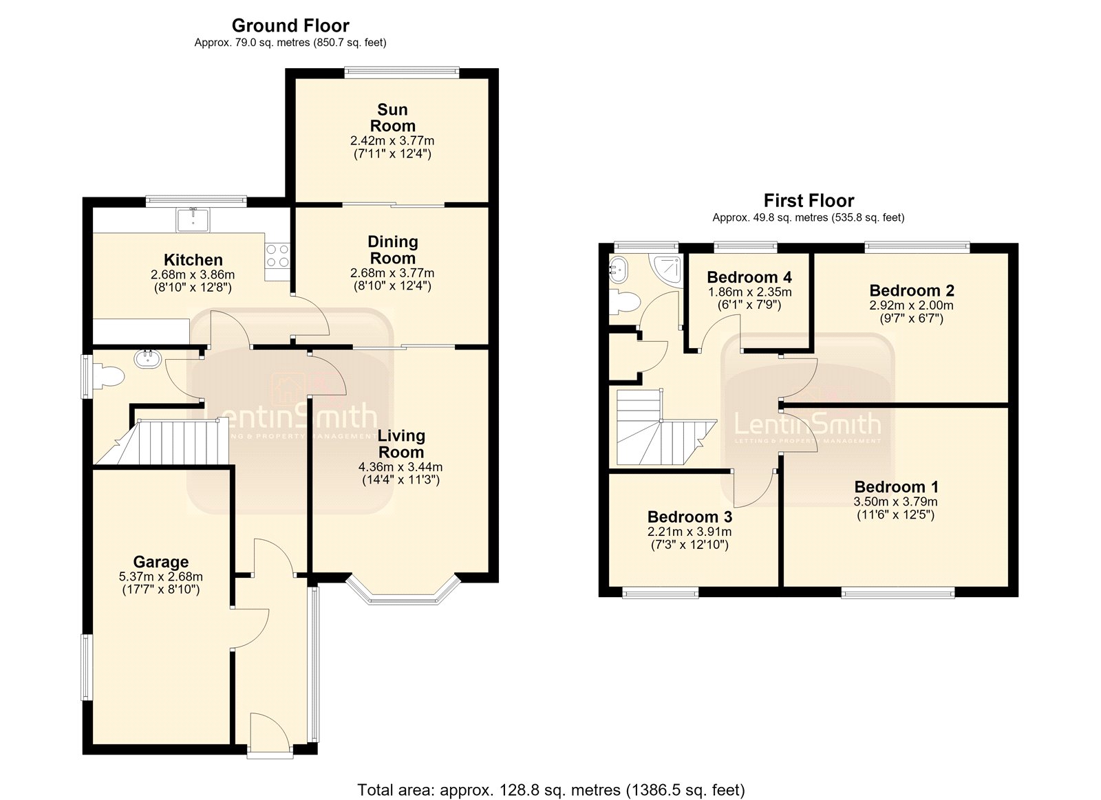 5, Jervaulx Close, West Yorkshire floorplan