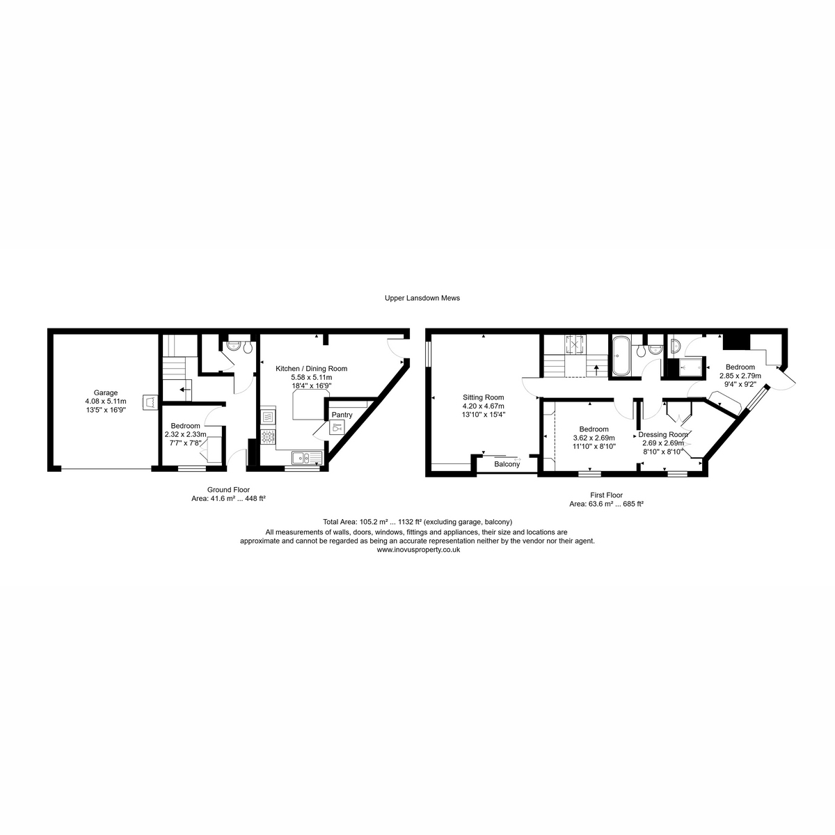 47, Upper Lansdown Mews, Bath floorplan