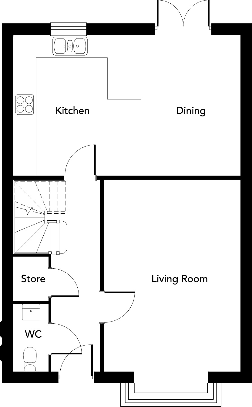 4 Bedrooms Detached house for sale in The Greencastle, Padbury Fold, Willow Road, Padbury MK18