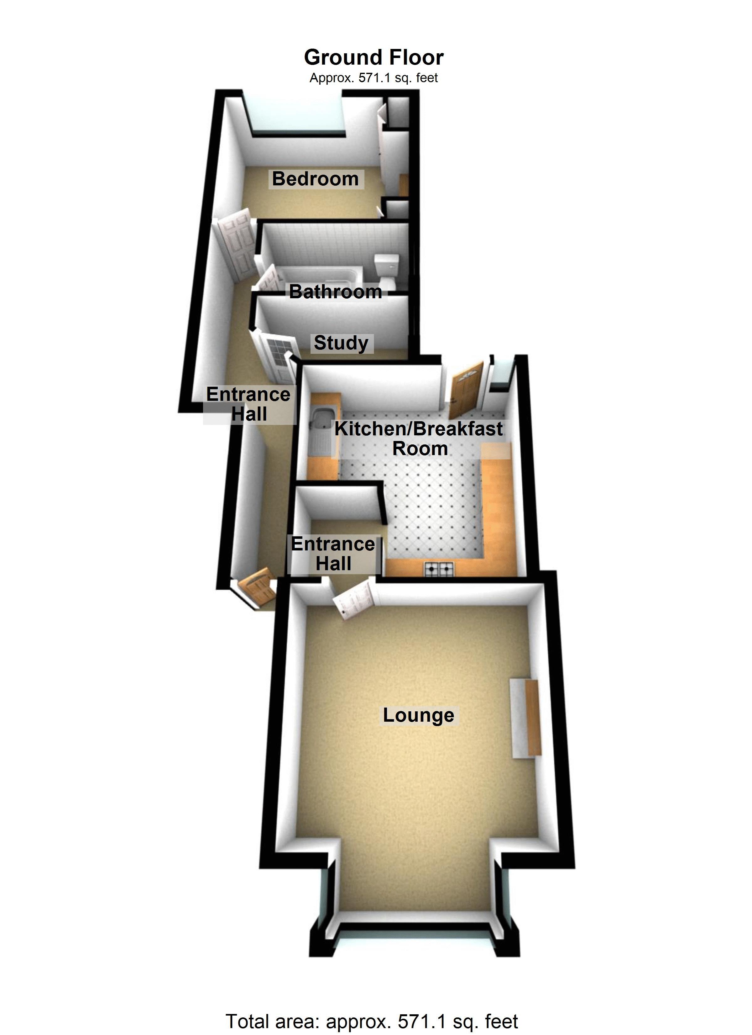 1 Bedrooms Flat to rent in Butler Road, Harrow HA1