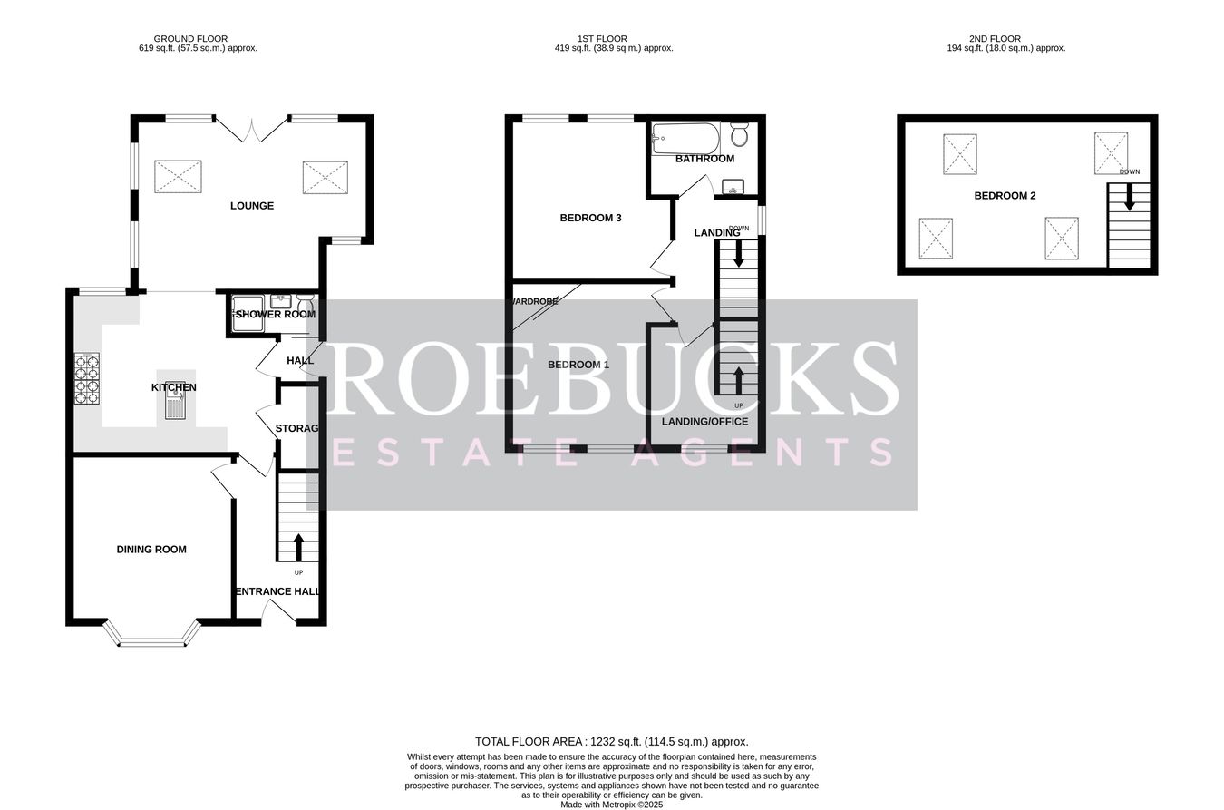 21, Burrows Grove, Barnsley floorplan
