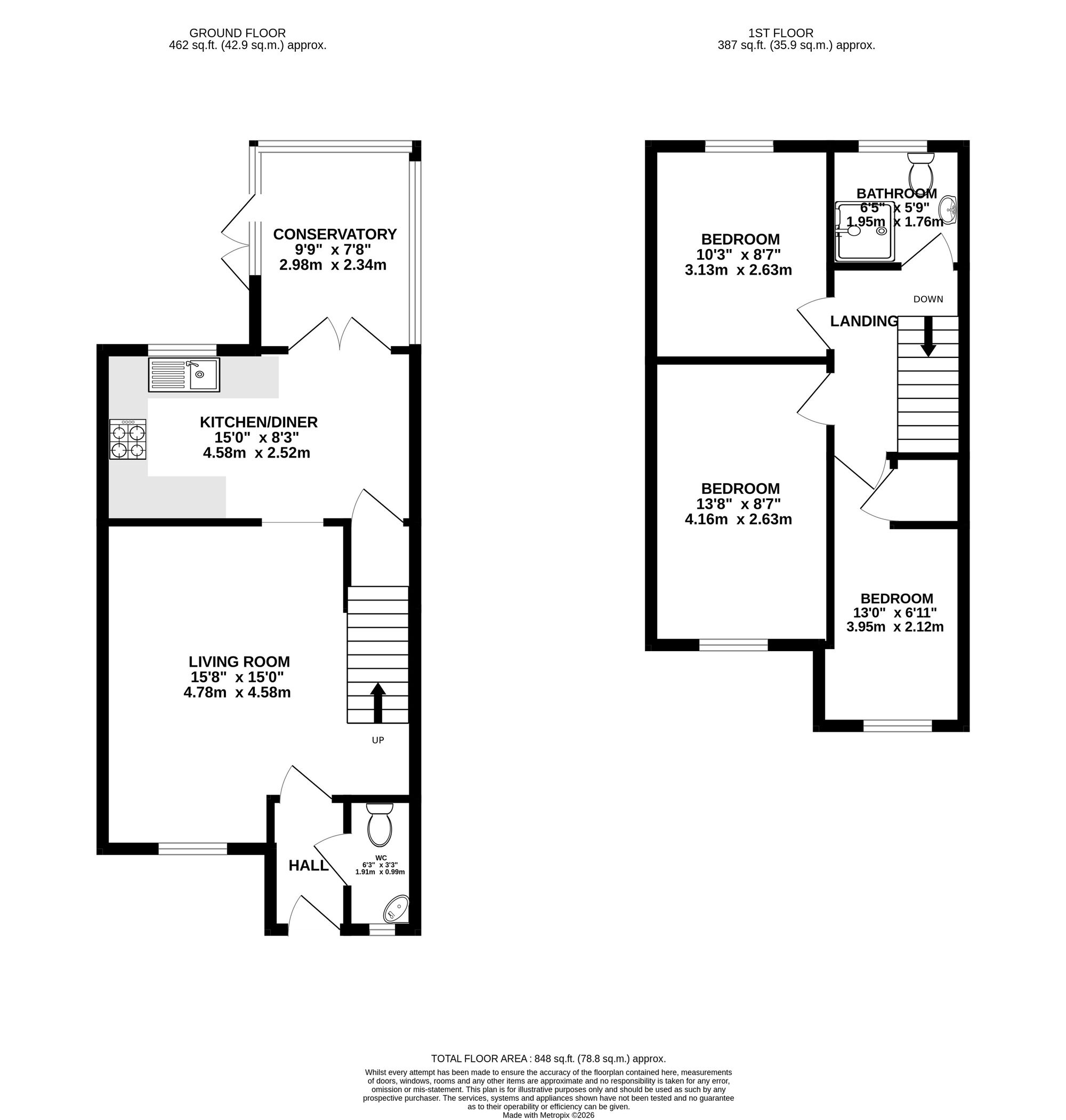 17 Clos Honddu, Newport floorplan