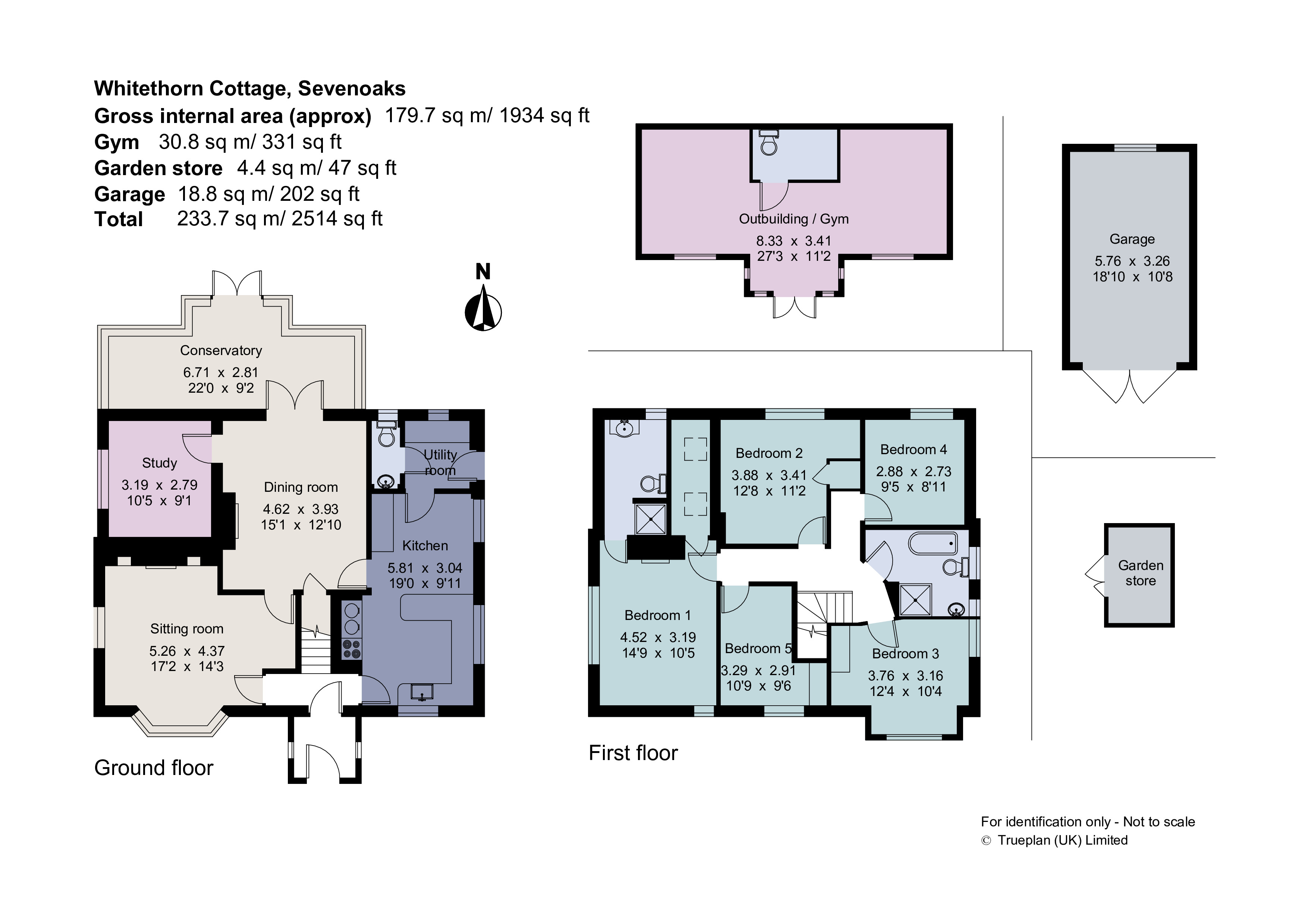 Whitethorn Cottage, 43, St. Botolphs Road, Kent floorplan